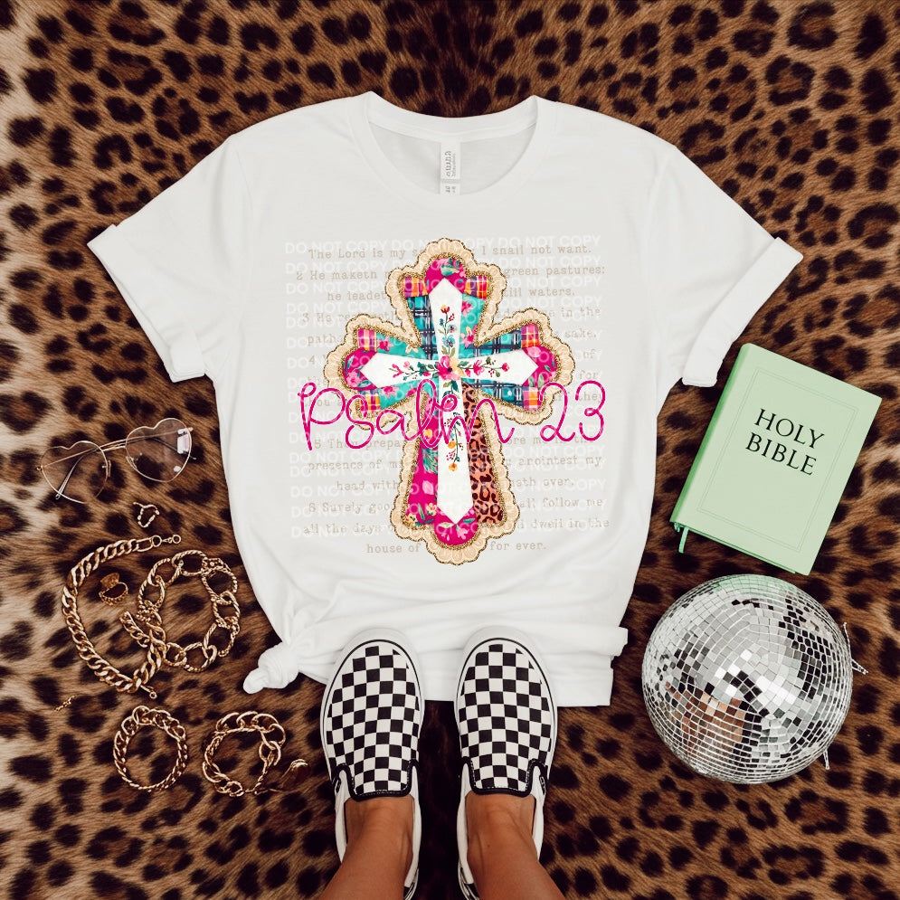 Psalms 23 Heat Transfer Sublimation, Sublimation, DTF Direct to Film