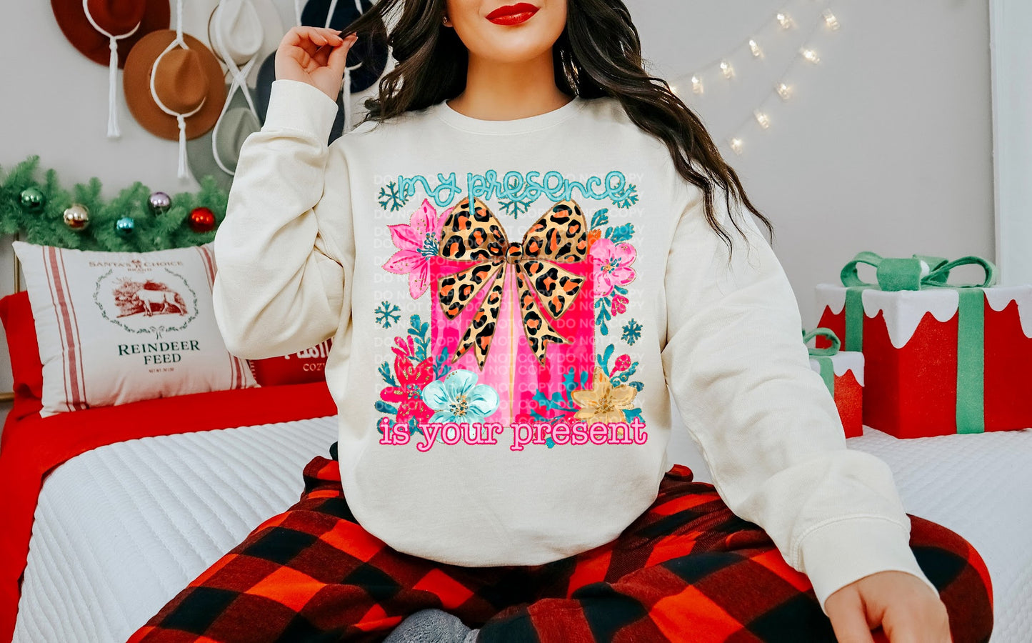 My Presence is Your Present Heat Transfer Sublimation, Sublimation, DTF Direct to Film