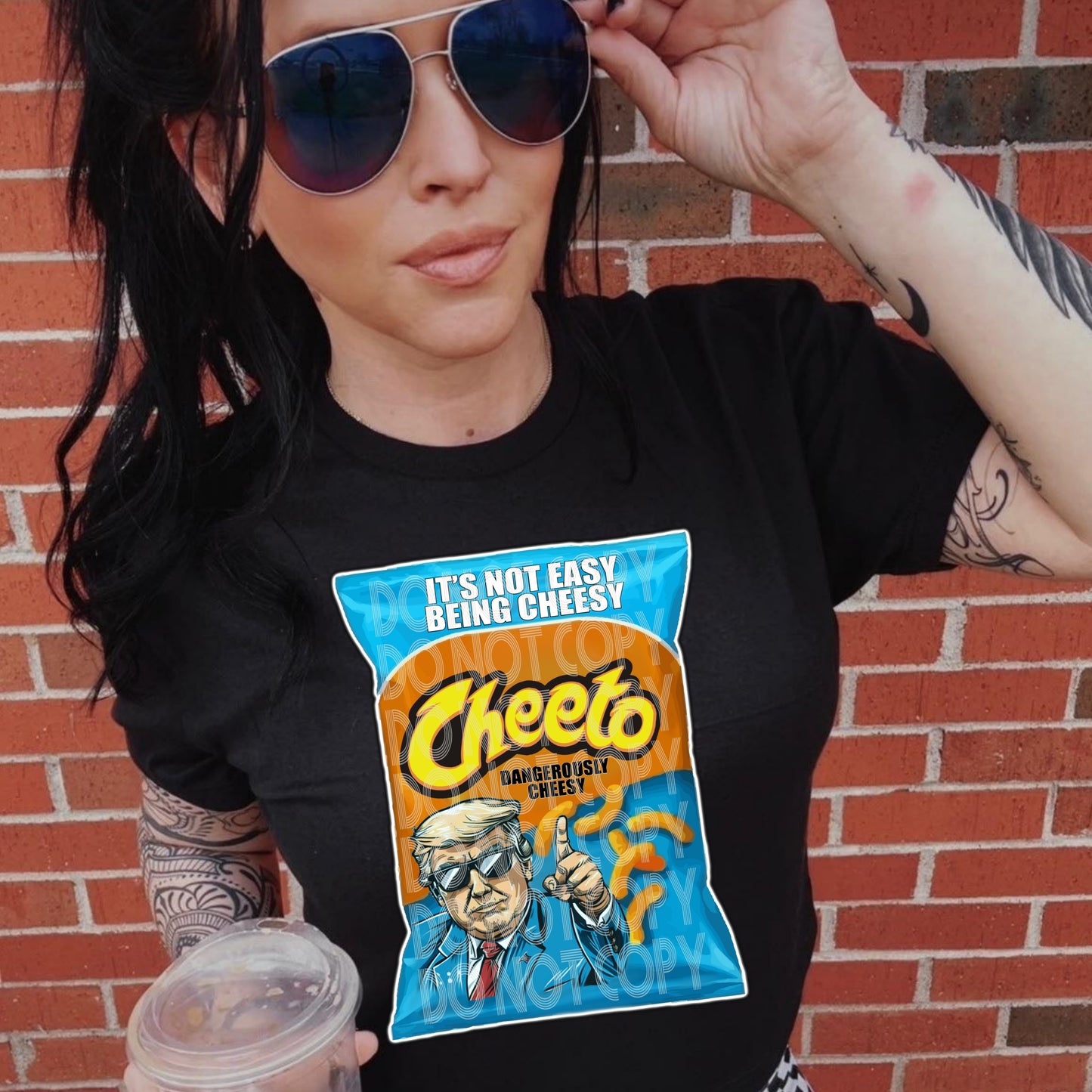 It’s Not Easy Being Cheesy Patriotic, DTF Direct to Film Heat Transfer