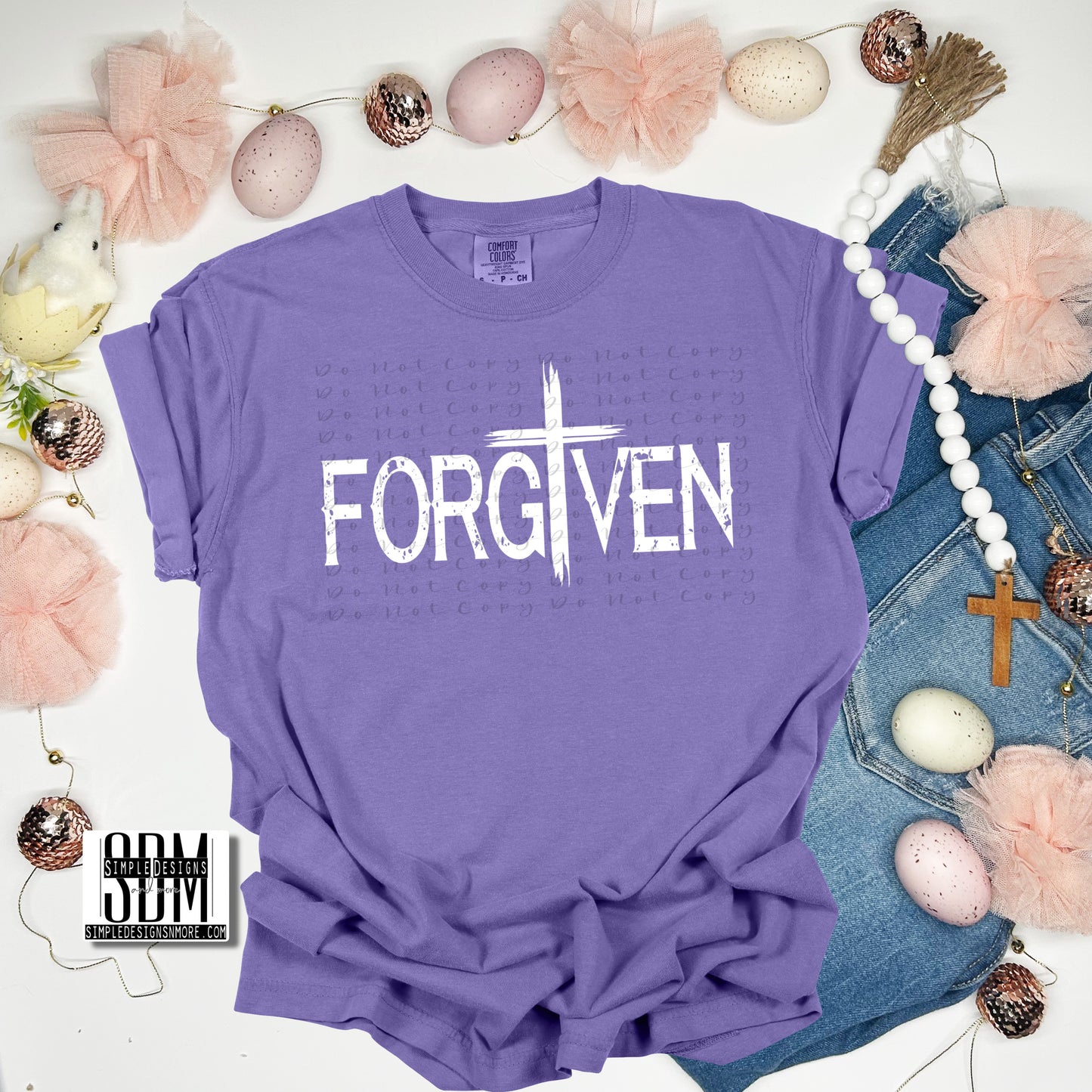 Forgiven (White) DTF Direct to Film Heat Transfer