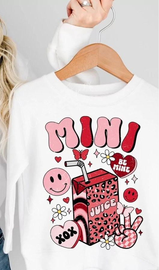 Mini Valentines Transfer Sublimation, Sublimation, DTF Direct to Film
