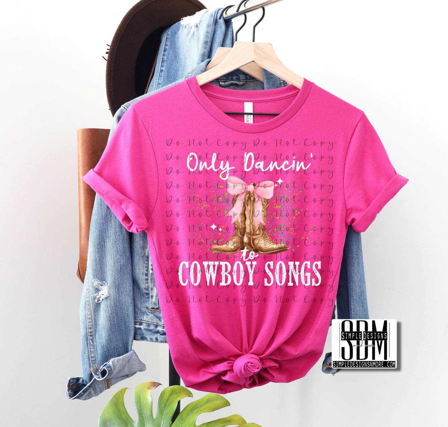 Only Dancing to Cowboy Songs Heat Transfers, Sublimation, DTF Direct to Film Heat Transfer