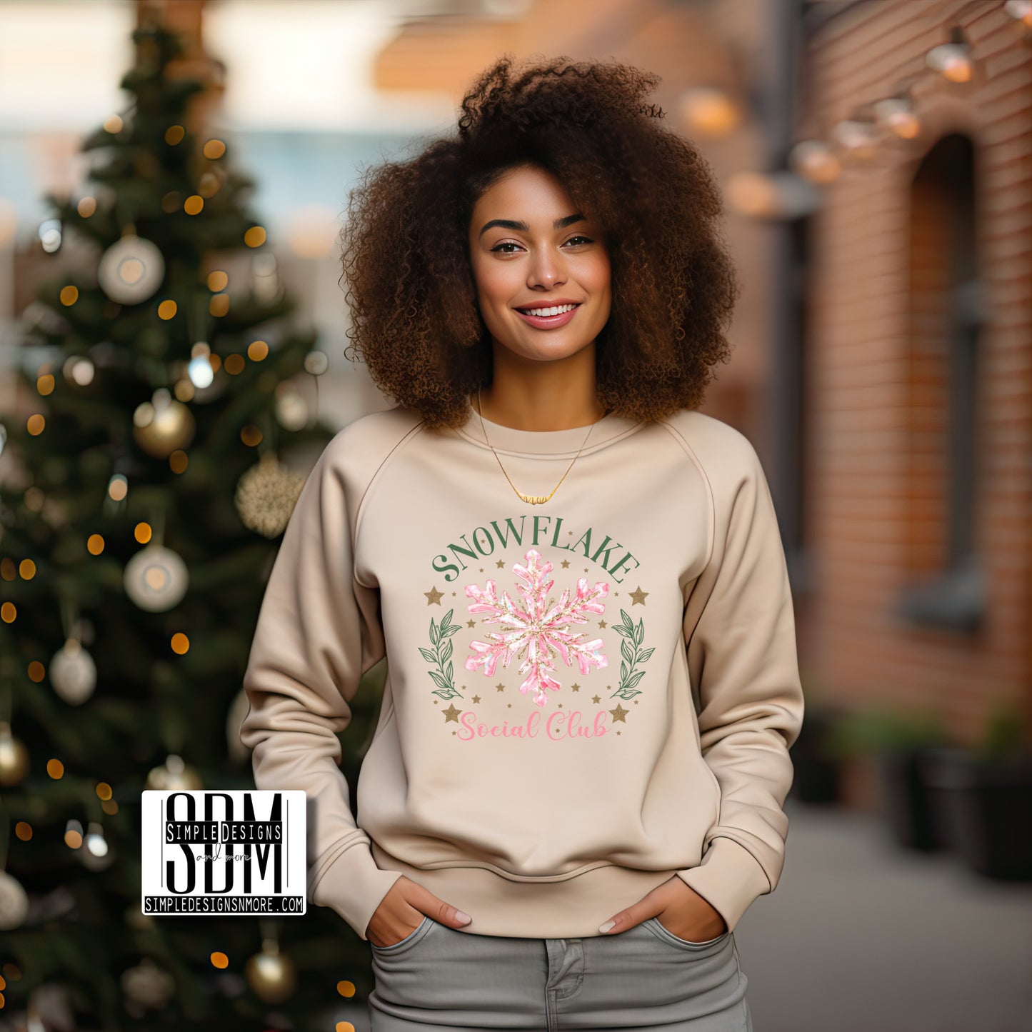 Snowflake Social Club Heat Transfer Sublimation, Sublimation, DTF Direct to Film