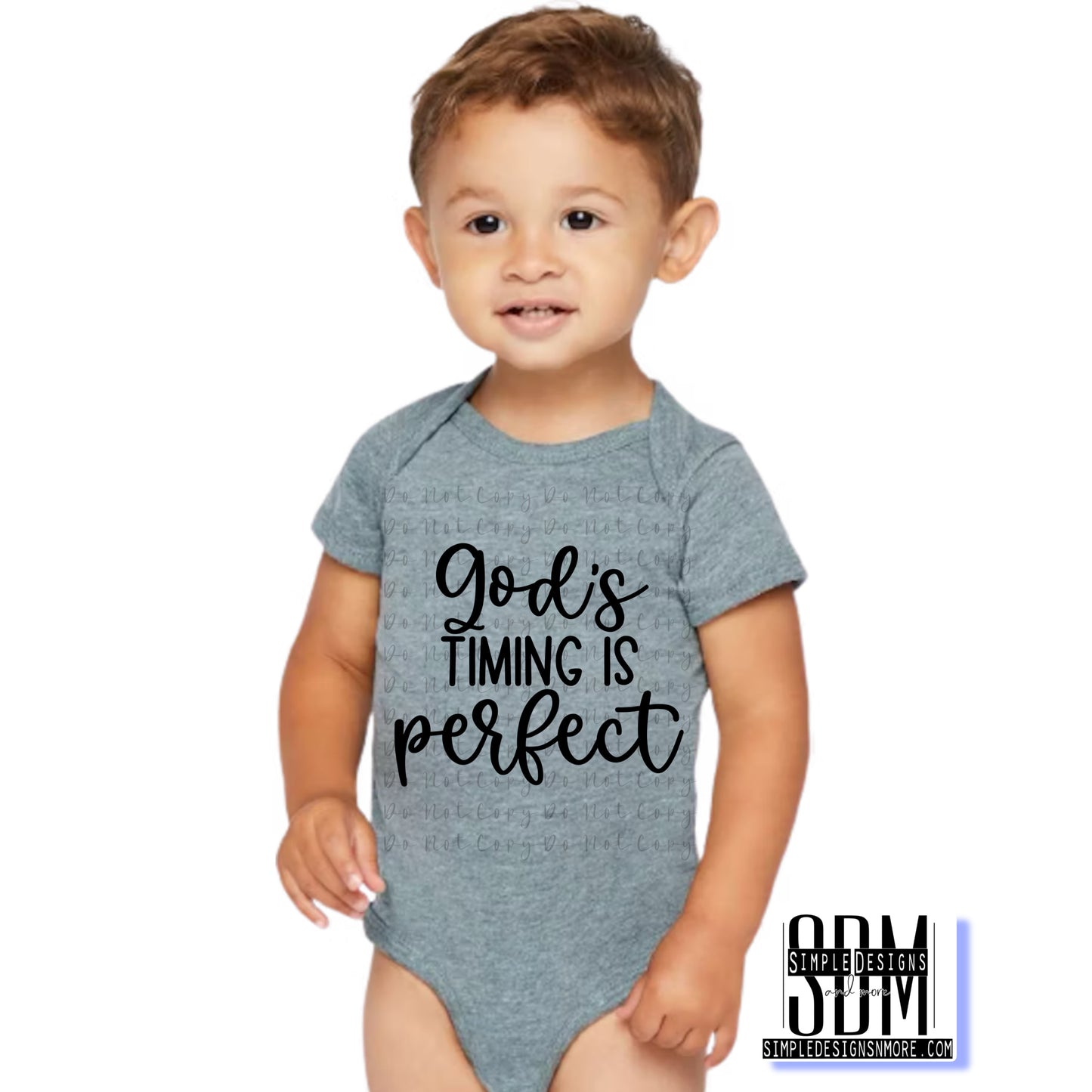 Gods Timing is Perfect Heat Transfer Sublimation, Sublimation, DTF Direct to Film