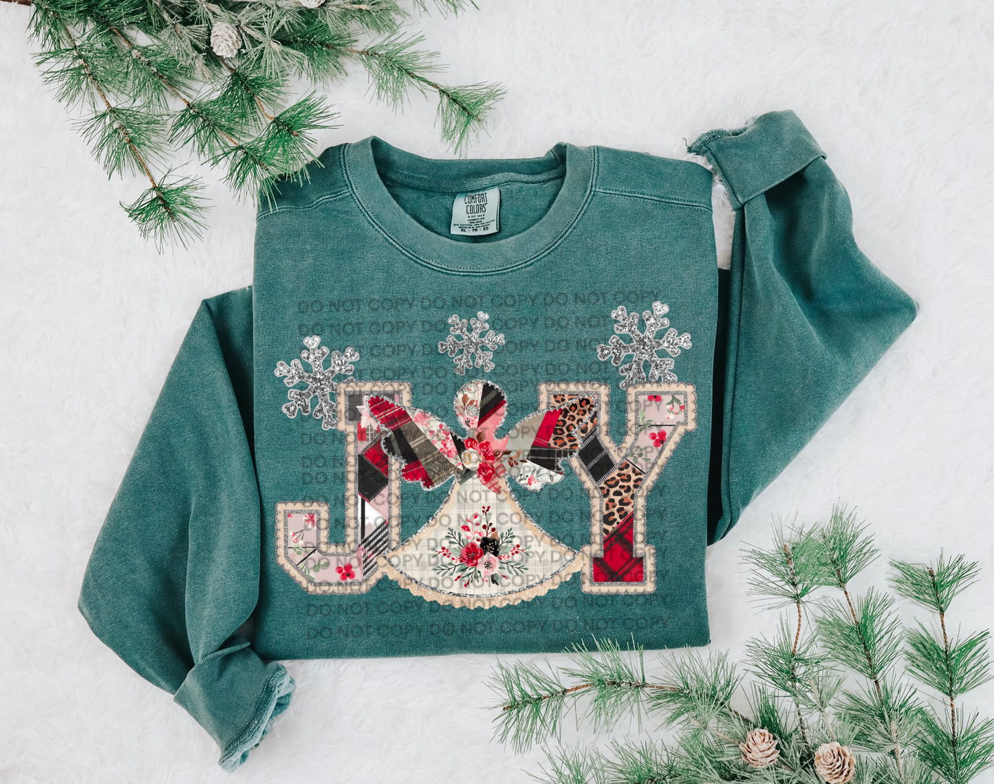 Joy Angel Patchwork Heat Transfer Sublimation, Sublimation, DTF Direct to Film