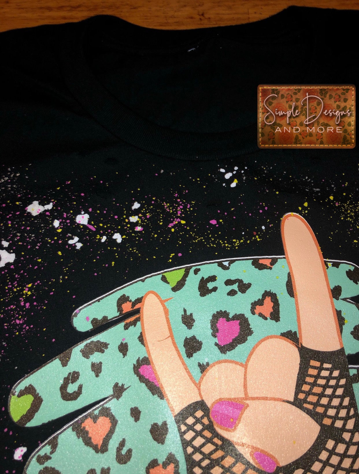 Singing the Blues Screen Print Confetti, T-shirt Sprinkles, Garment Sprinkles, Shirt Decoration