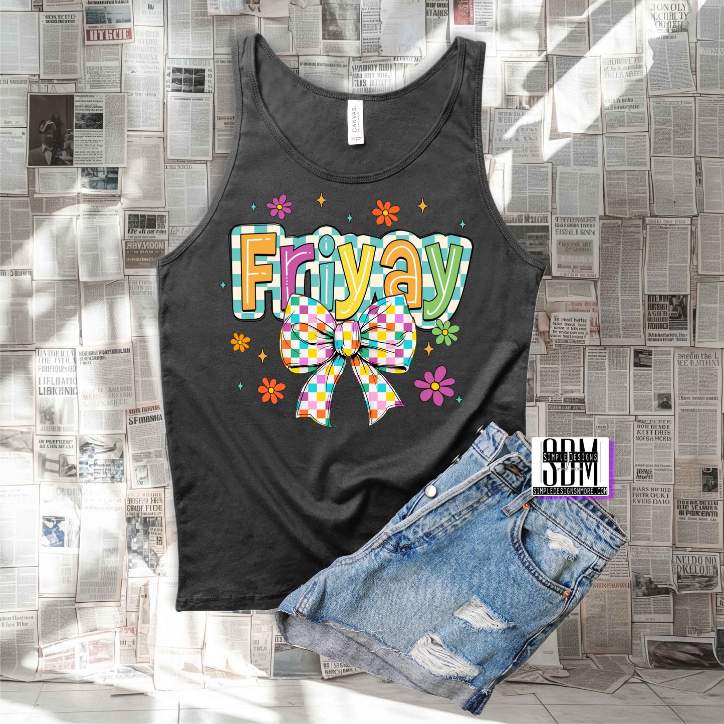 Friyay Last Day of School Summer Heat Transfers, Sublimation, DTF Direct to Film Heat Transfer