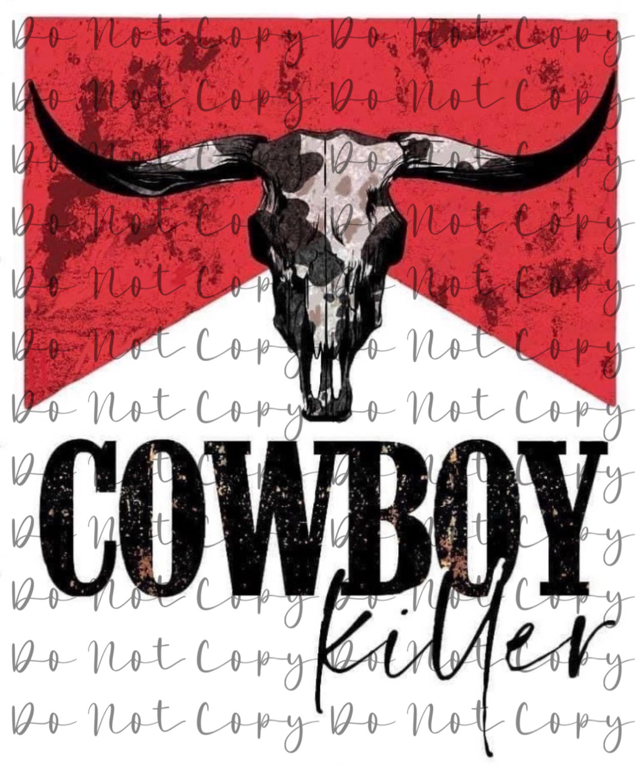 Cowboy Killer Custom Heat Transfer Sublimation, Sublimation, DTF Direct to Film