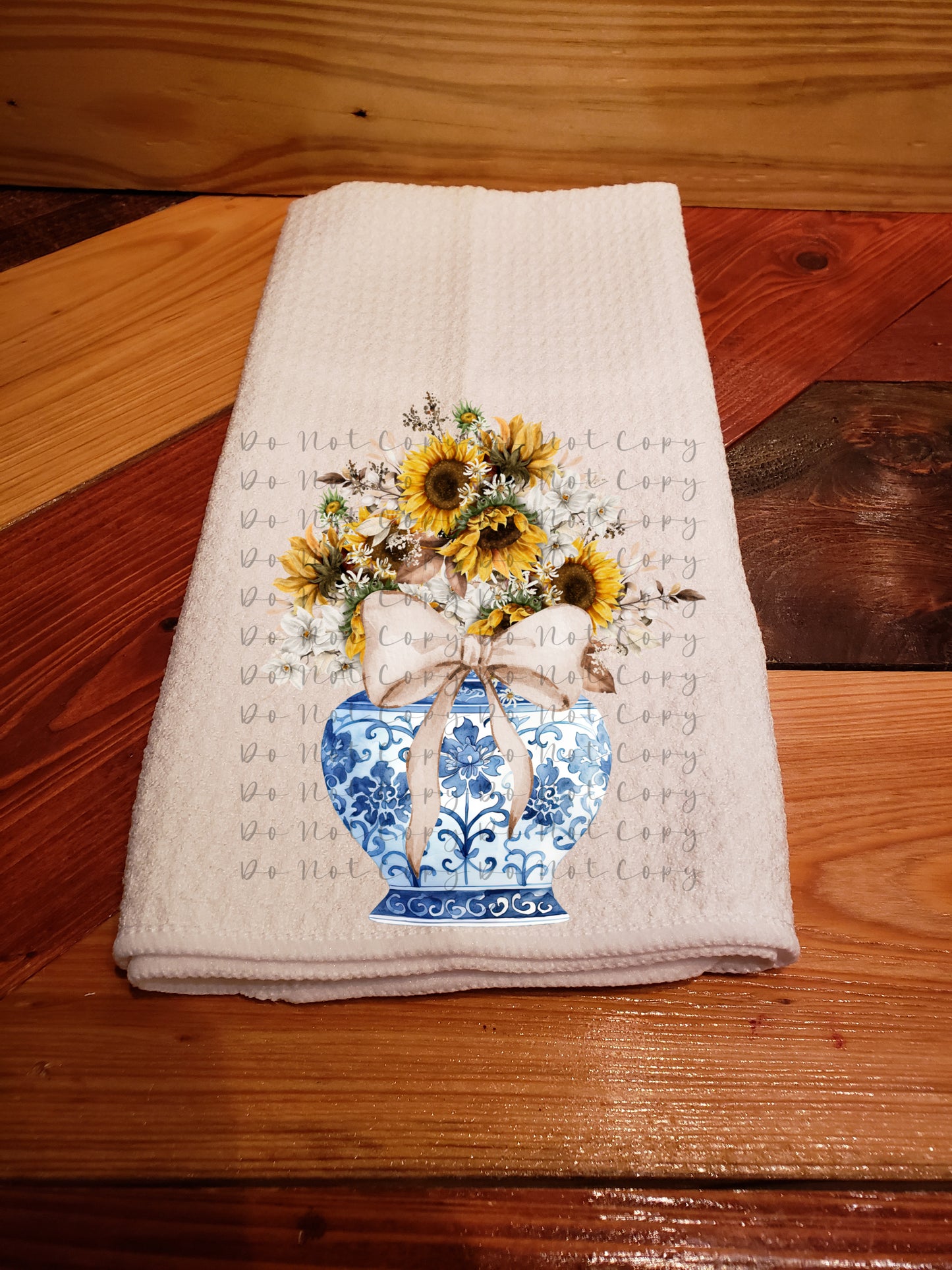 Sunflower Floral Arrangement Custom Heat Transfer Sublimation, Sublimation, DTF Direct to Film