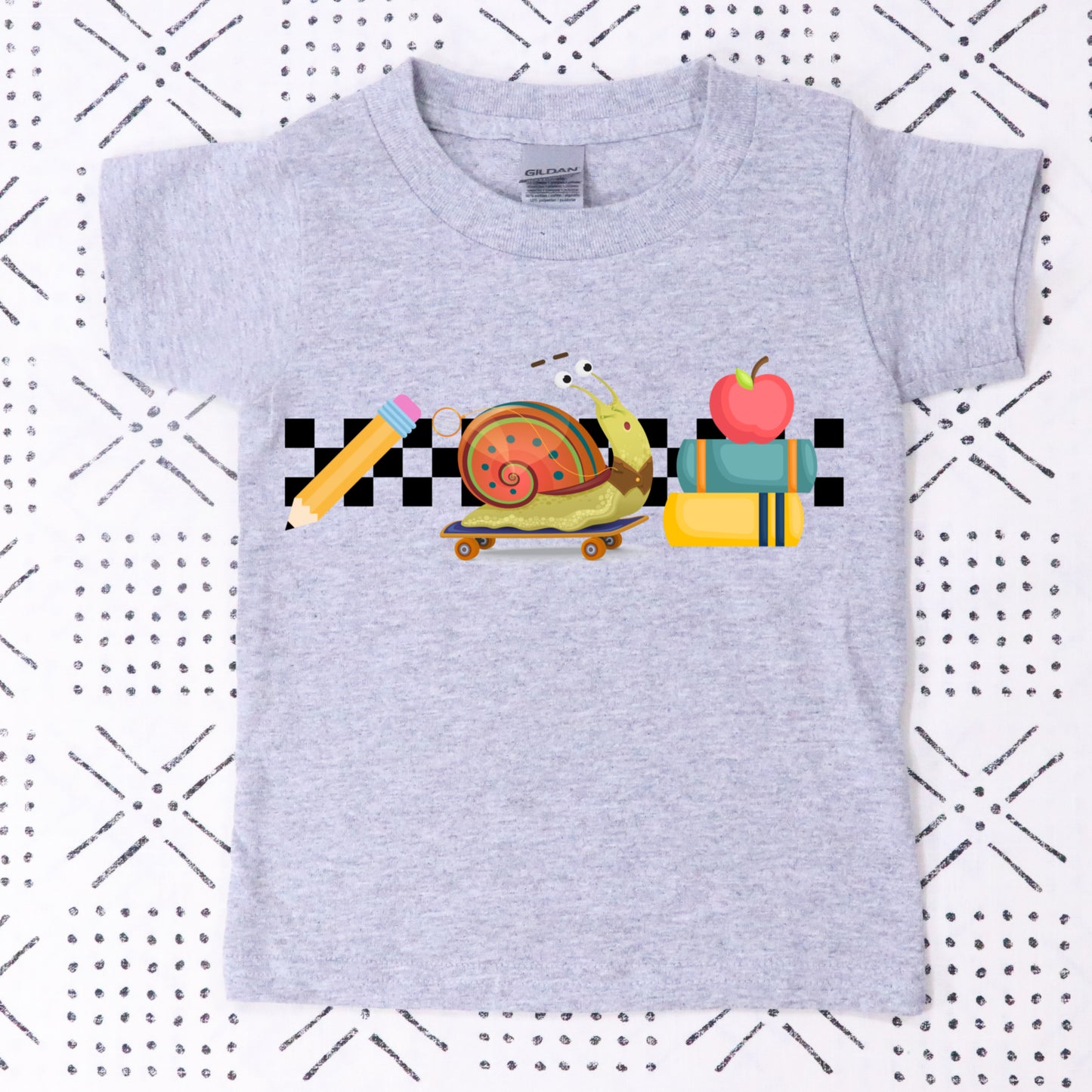 Snail,Back to School Custom/Exclusive File Print Heat Transfer Sublimation, Sublimation, DTF Direct to Film