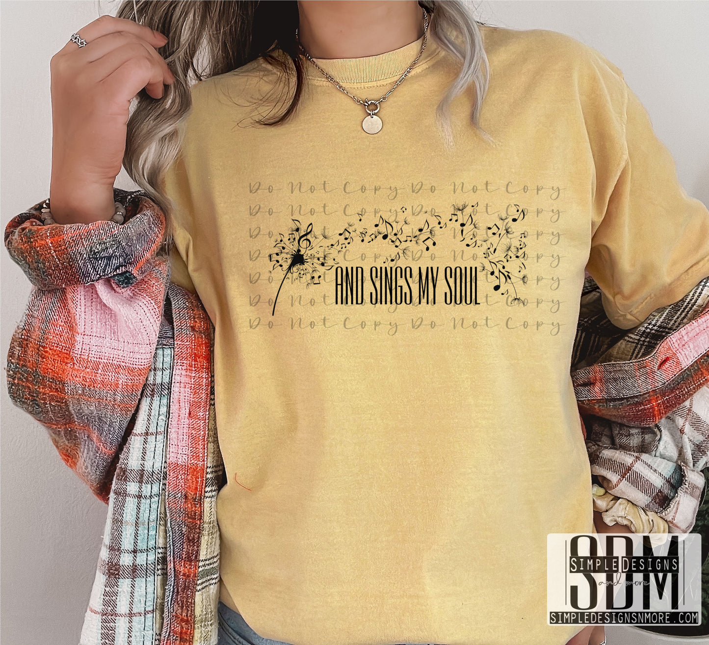 And Sings My Soul Heat Transfer Sublimation, Sublimation, DTF Direct to Film