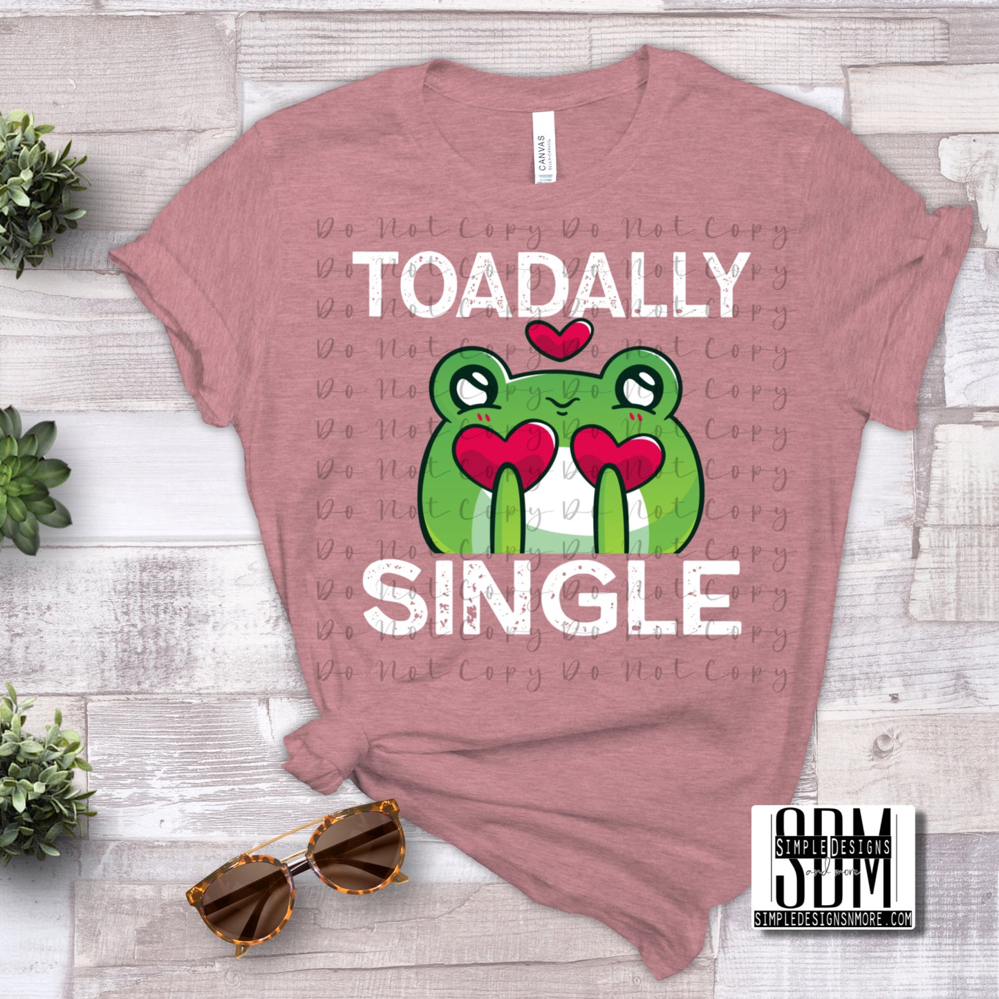 Toadally Single Heat Transfer Sublimation, Sublimation, DTF Direct to Film (Valentines)