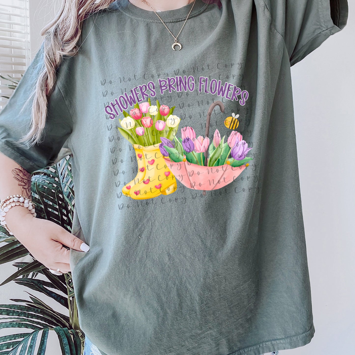 Showers Bring Flowers DTF Direct to Film Heat Transfer