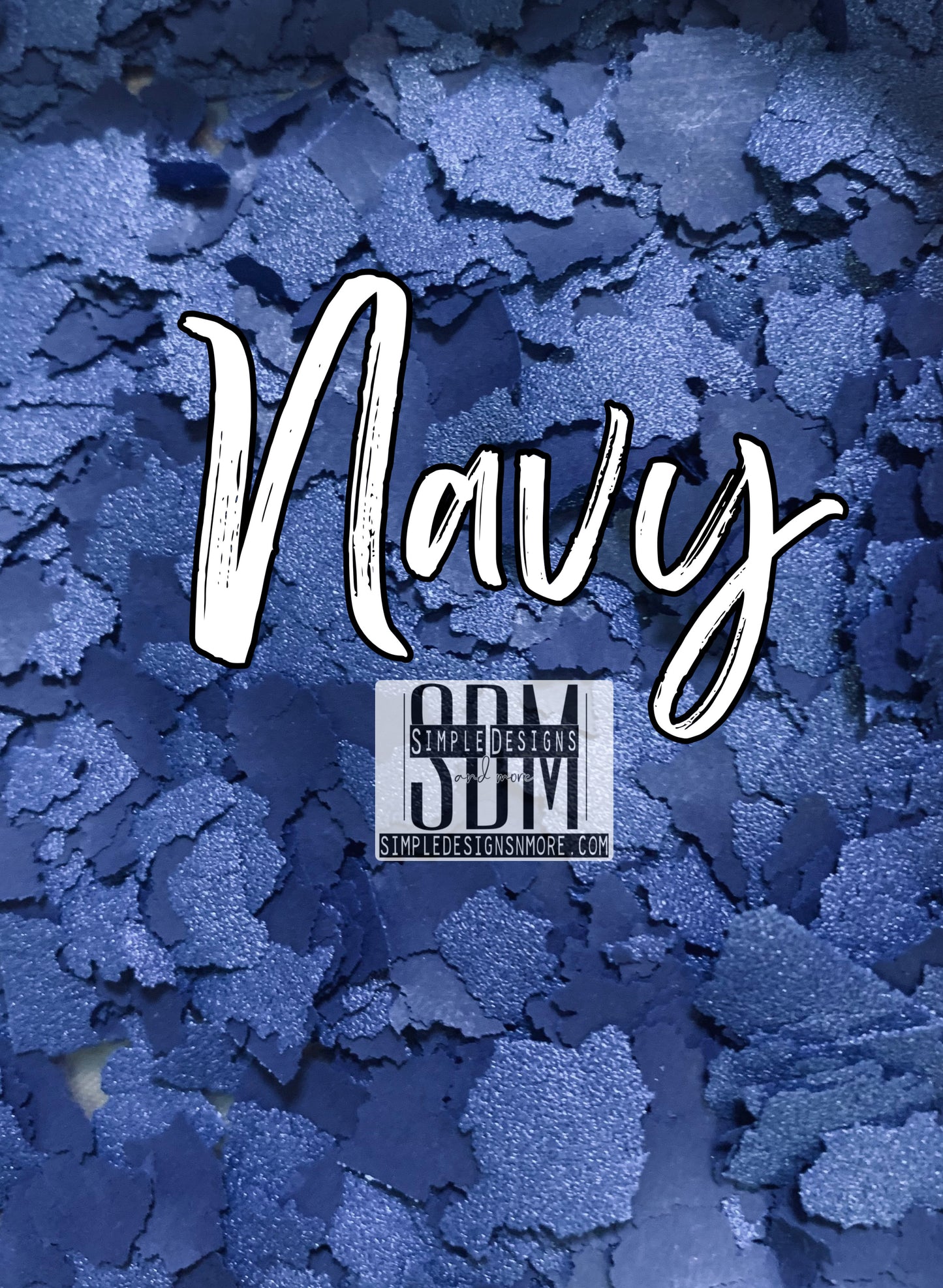 Navy Screen Print Confetti, T-shirt Sprinkles, Garment Sprinkles, Shirt Decoration