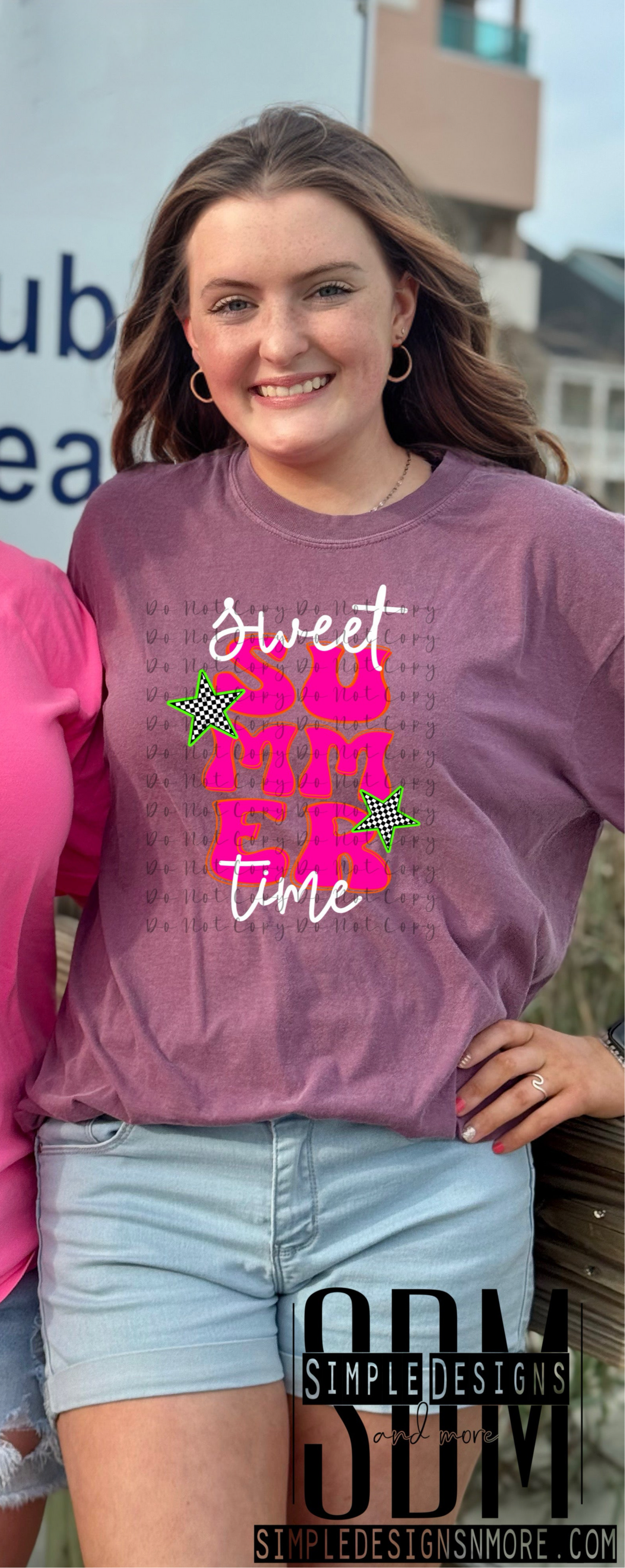 Sweet Summer Time Stars Heat Transfers, Sublimation, DTF Direct to Film Heat Transfer