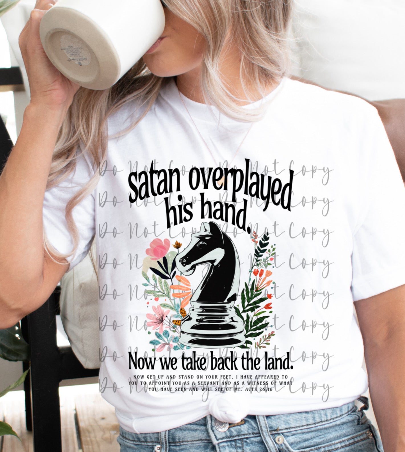 Satan Overplayed His Hand Heat Transfer Sublimation, Sublimation, DTF Direct to Film