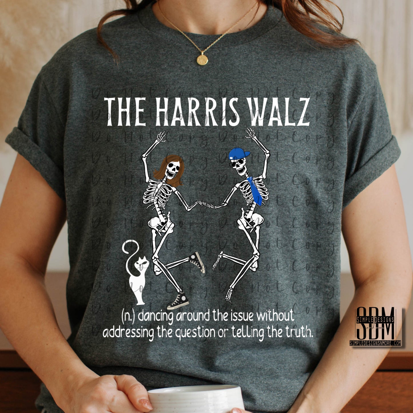 The Harris Walz Patriotic, DTF Direct to Film Heat Transfer