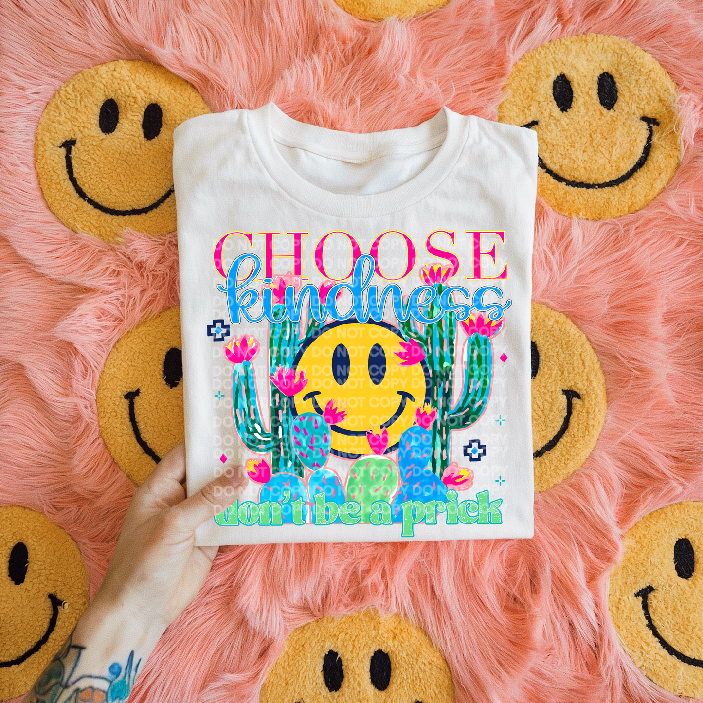 Choose Kindness Smiley Heat Transfer Sublimation, Sublimation, DTF Direct to Film