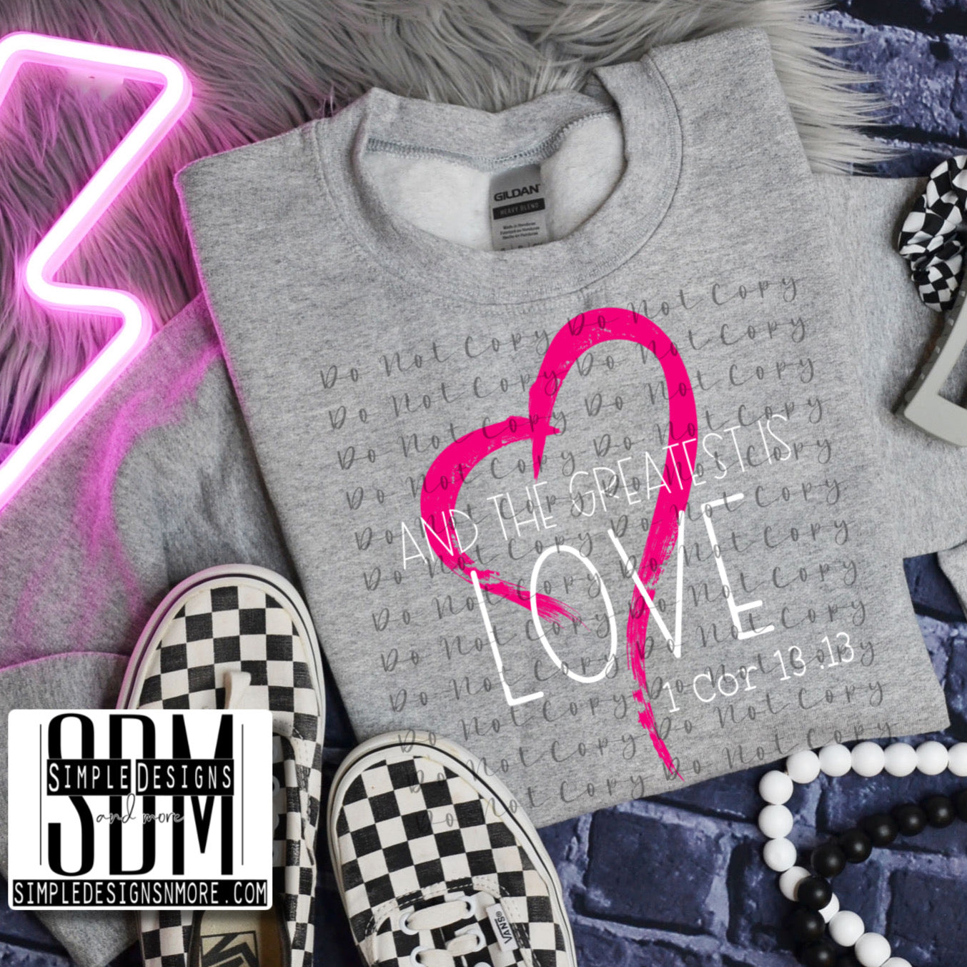And The Greatest is Love 1 Corn 13:13 Heat Transfer Sublimation, Sublimation, DTF Direct to Film