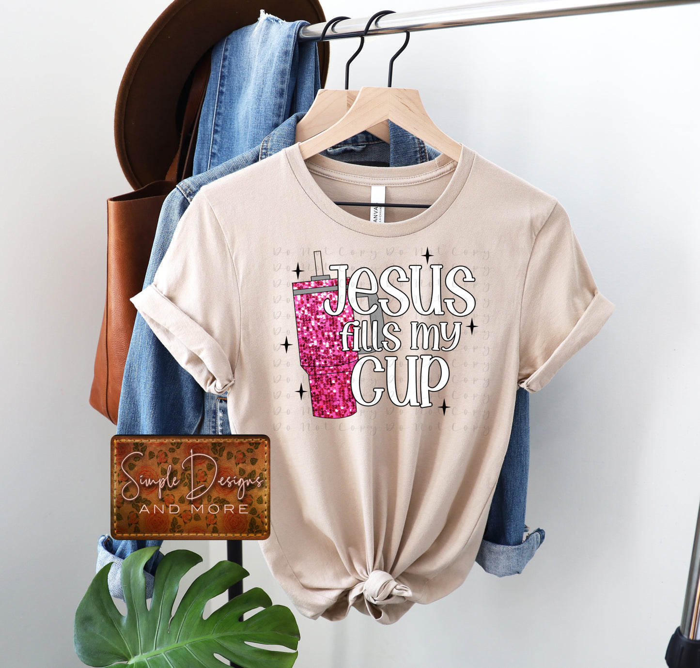 Jesus Fills My Cup Heat Transfer Sublimation, Sublimation, DTF Direct to Film