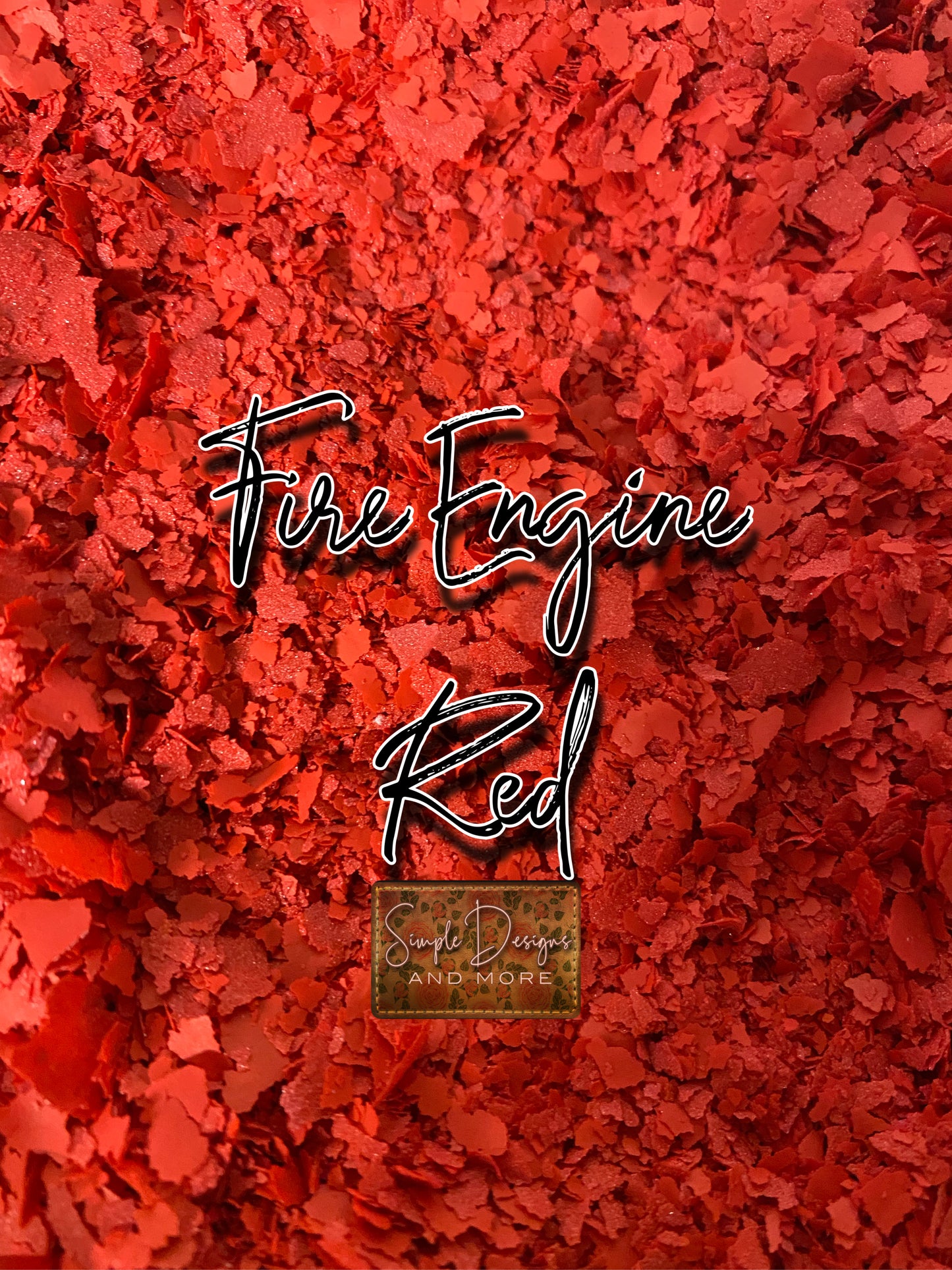 Fire Engine Red Screen Print Confetti, T-shirt Sprinkles, Garment Sprinkles, Shirt Decoration