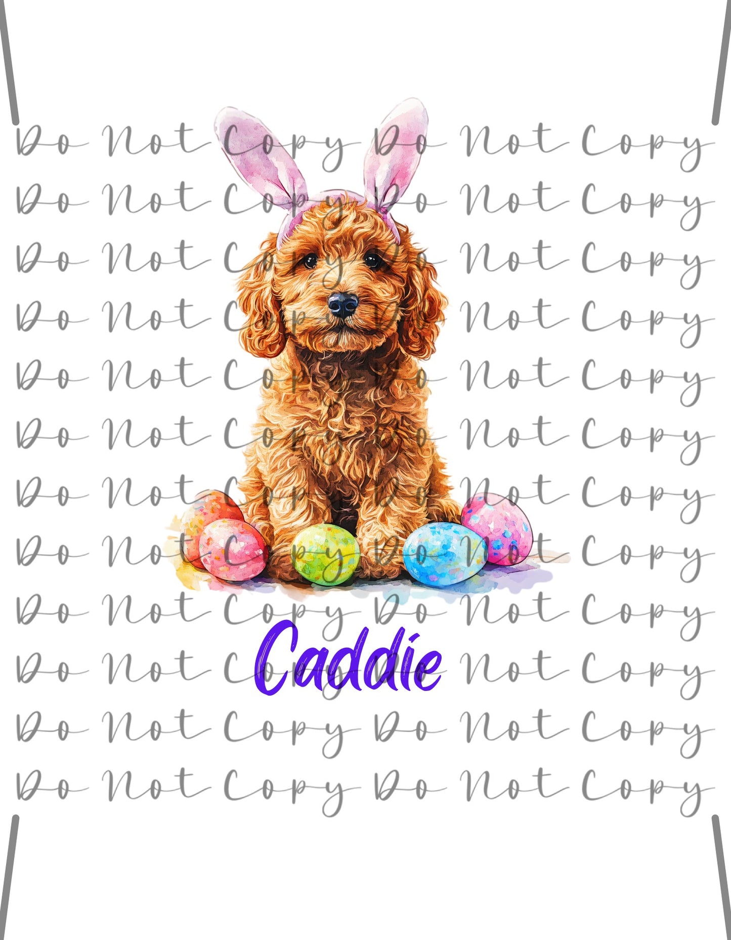 DSwitzer Custom Caddie Easter Heat Transfer Sublimation, Sublimation, DTF Direct to Film