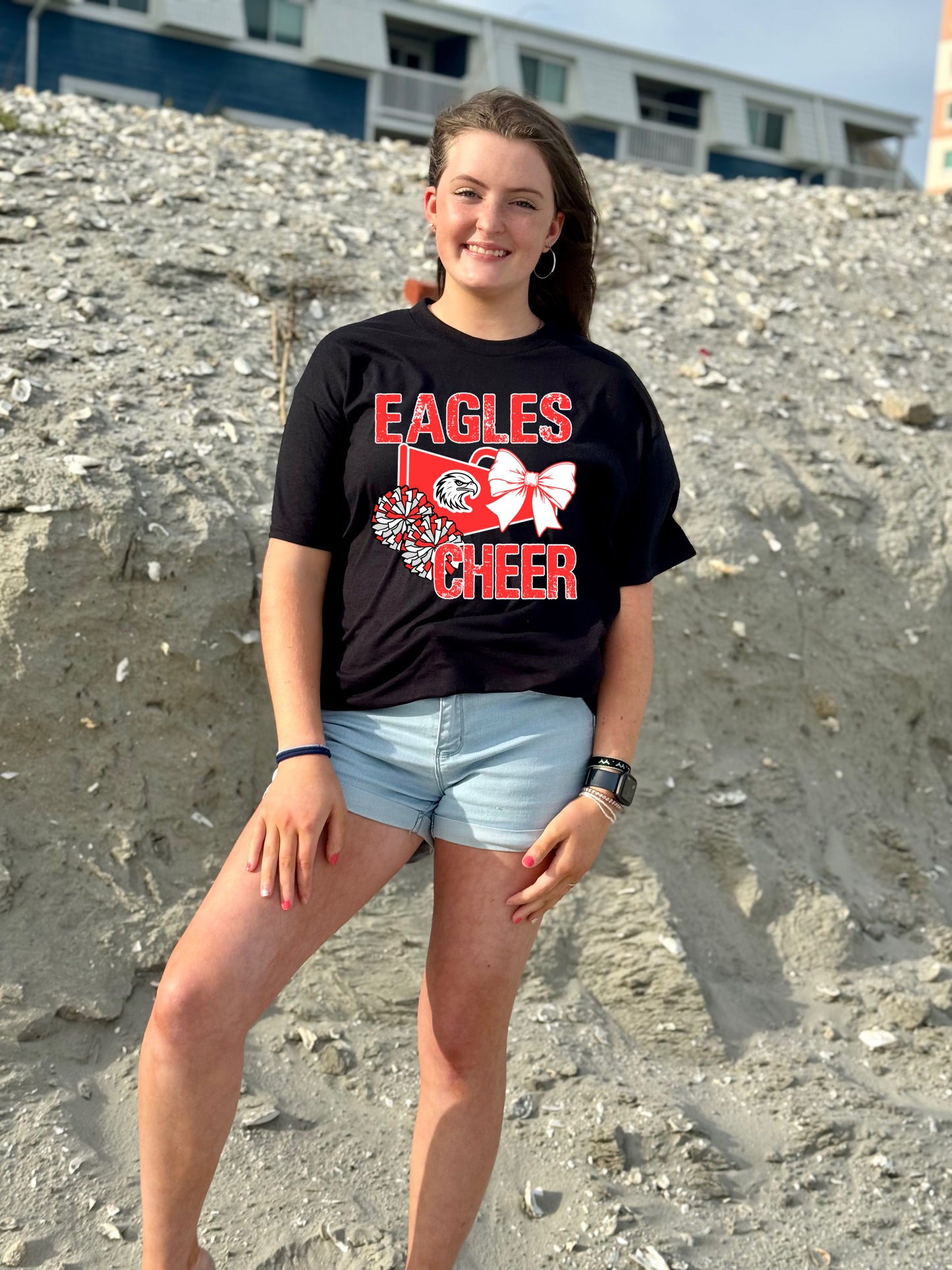 Custom Eagles Cheer Transfer Sublimation, Sublimation, DTF Direct to Film