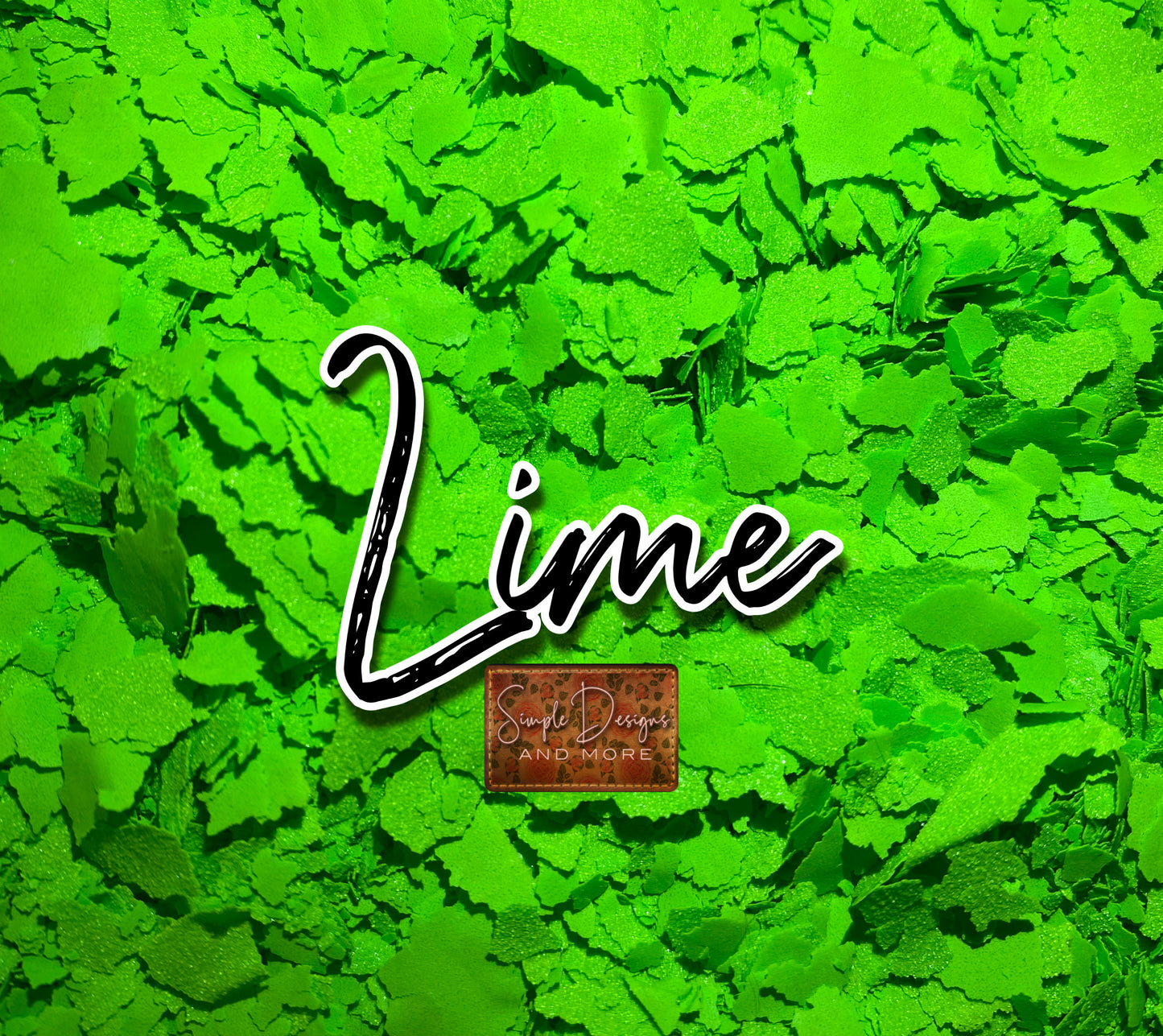 Lime Screen Print Confetti, T-shirt Sprinkles, Garment Sprinkles, Shirt Decoration
