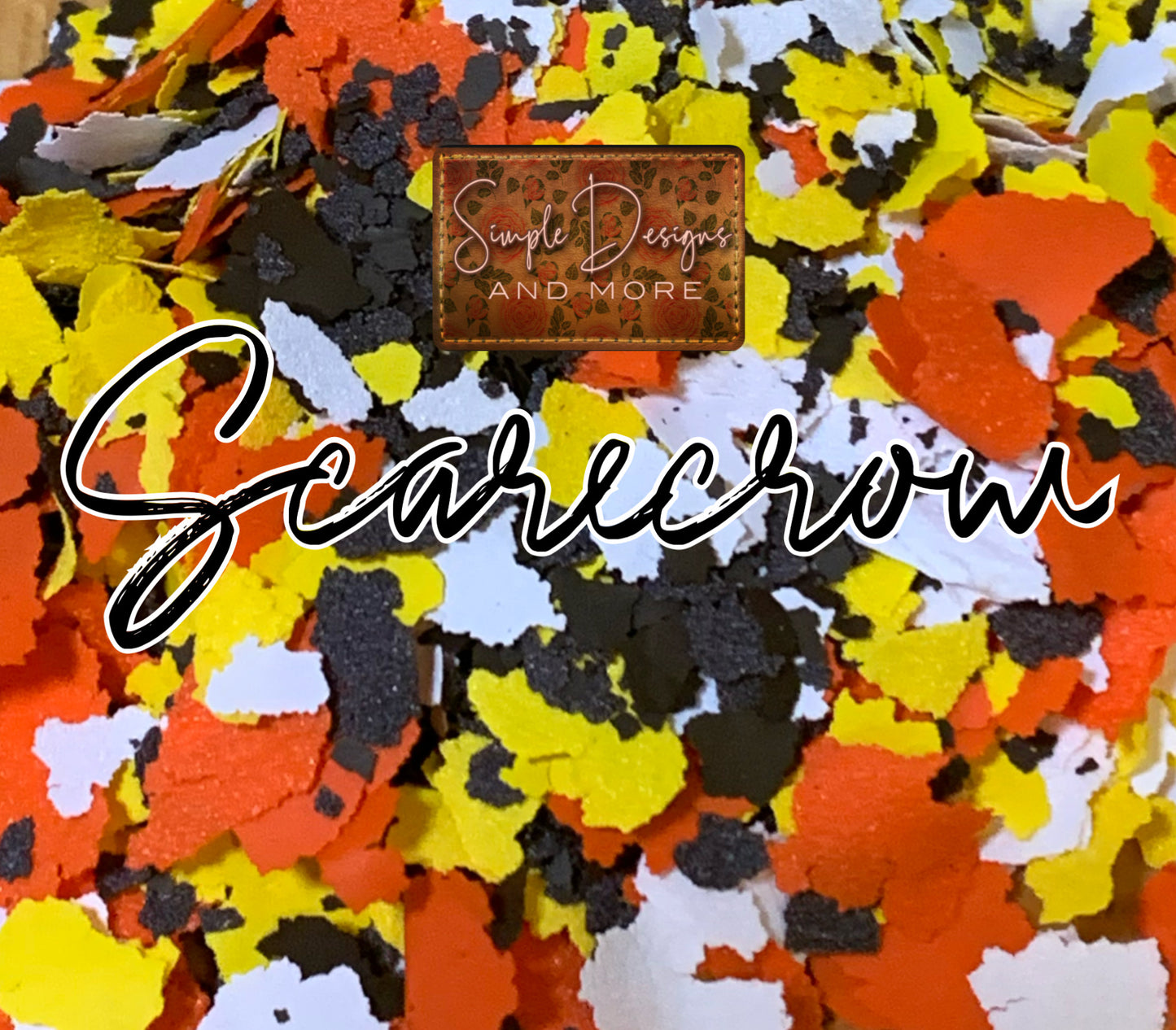 Scarecrow Screen Print Confetti, T-shirt Sprinkles, Garment Sprinkles, Shirt Decoration