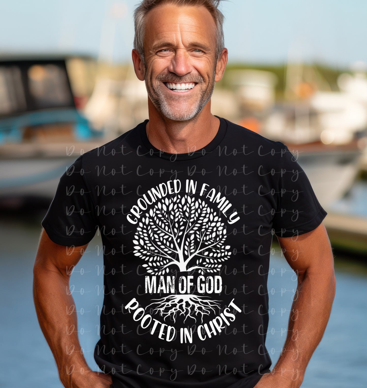 Grounded In Christ, Man Of God, Rooted In Christ Heat Transfers, Sublimation, DTF Direct to Film Heat Transfer