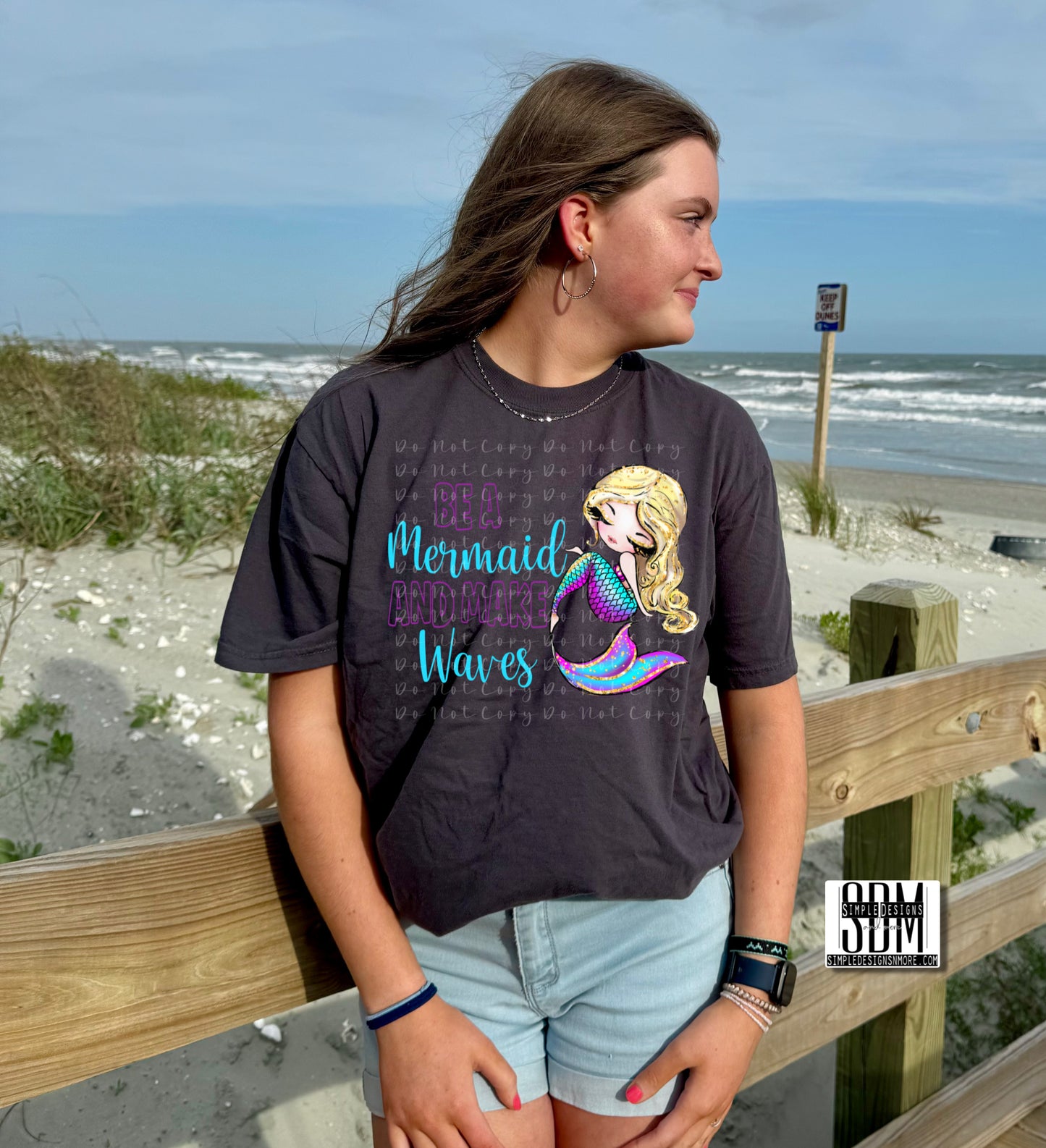 Makes Waves Mermaid Heat Transfers, Sublimation, DTF Direct to Film Heat Transfer