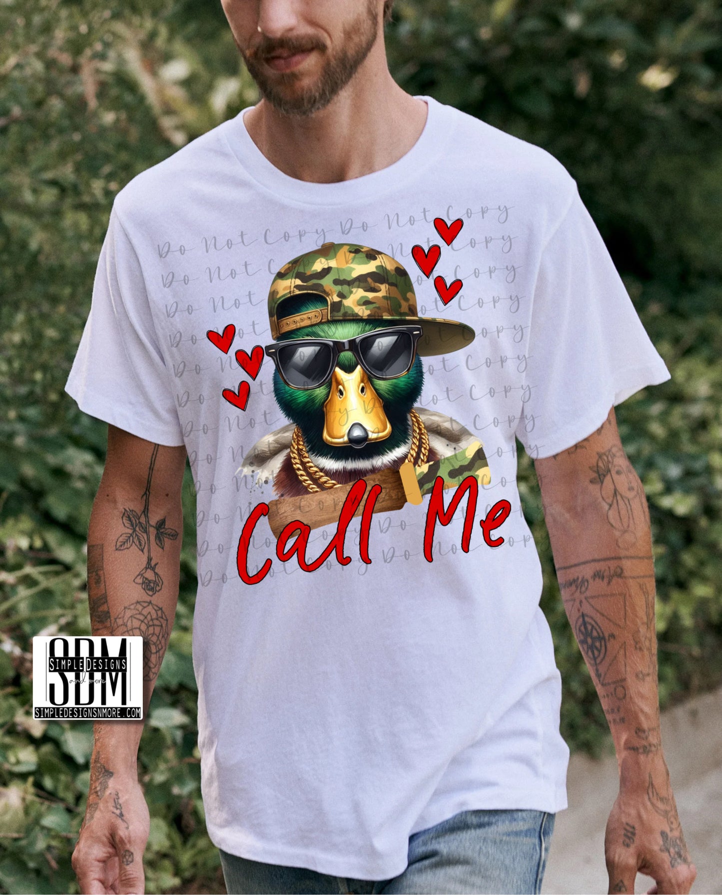 Duck Call Me Heat Transfer Sublimation, Sublimation, DTF Direct to Film