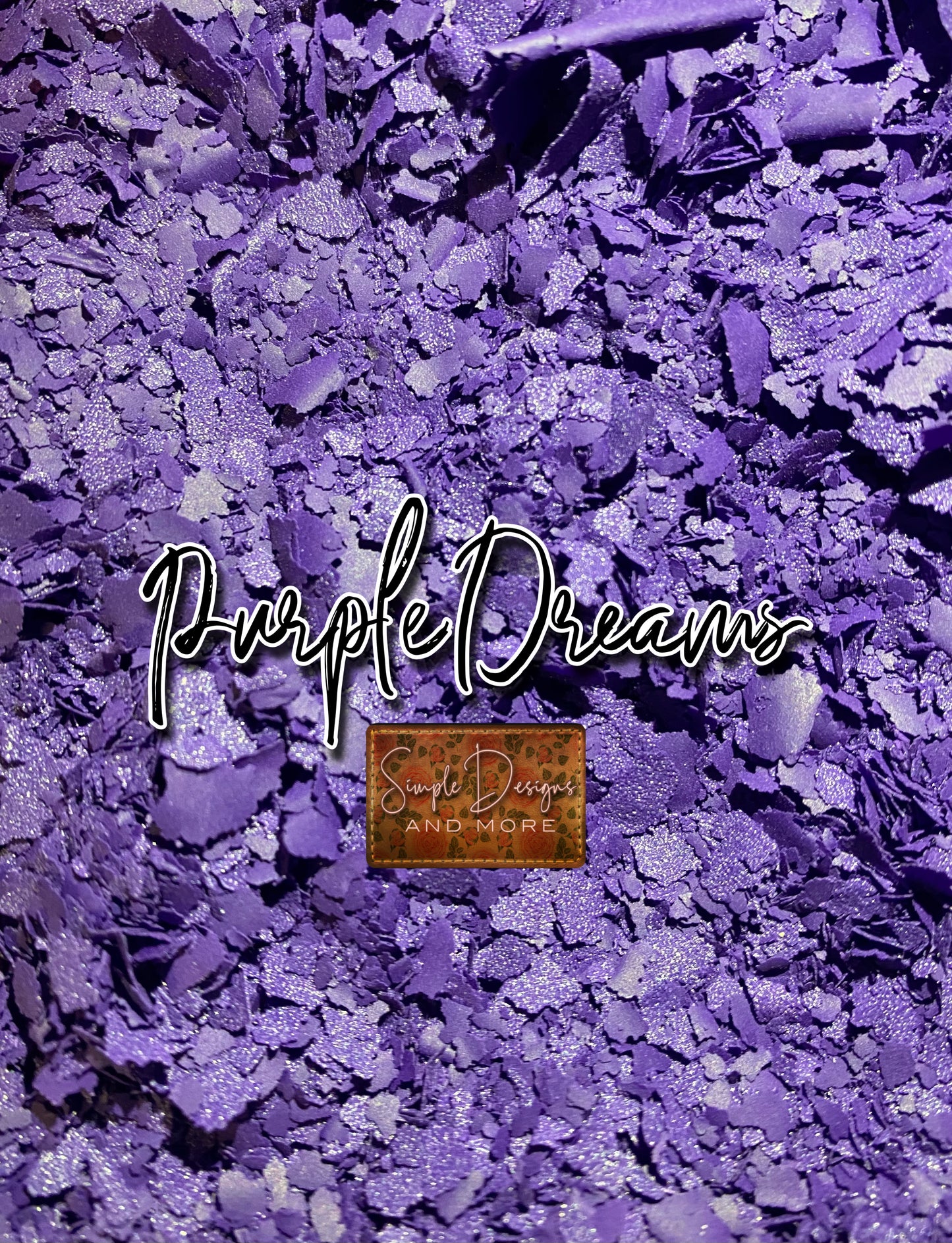 Purple Dreams Screen Print Confetti, T-shirt Sprinkles, Garment Sprinkles, Shirt Decoration