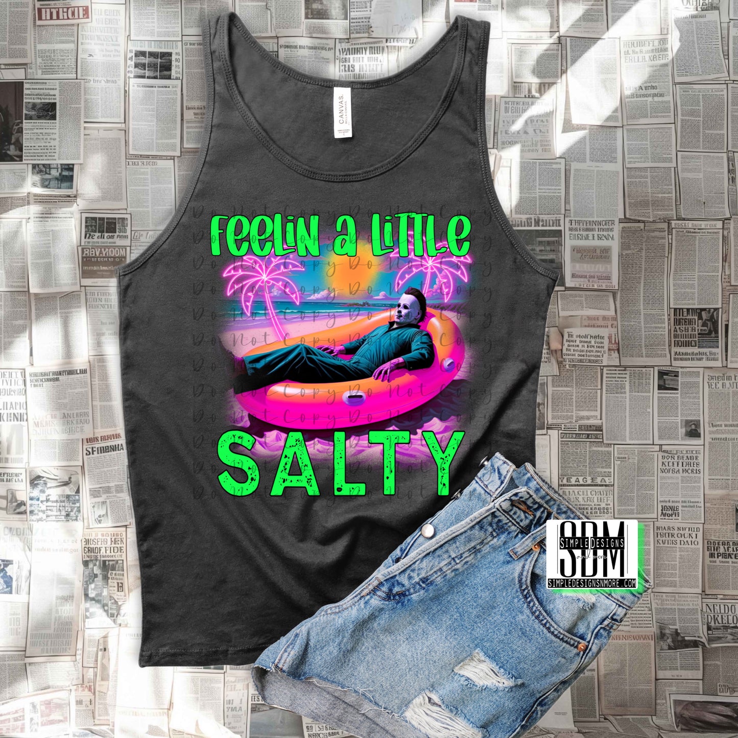 Feelin a Little Salty Heat Transfers, Sublimation, DTF Direct to Film Heat Transfer