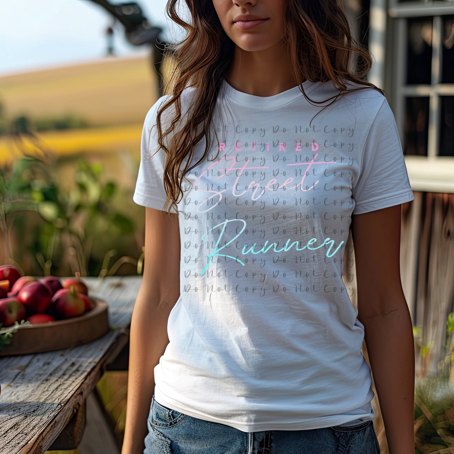 Retired Street Runner Neon Heat Transfer Sublimation, Sublimation, DTF Direct to Film
