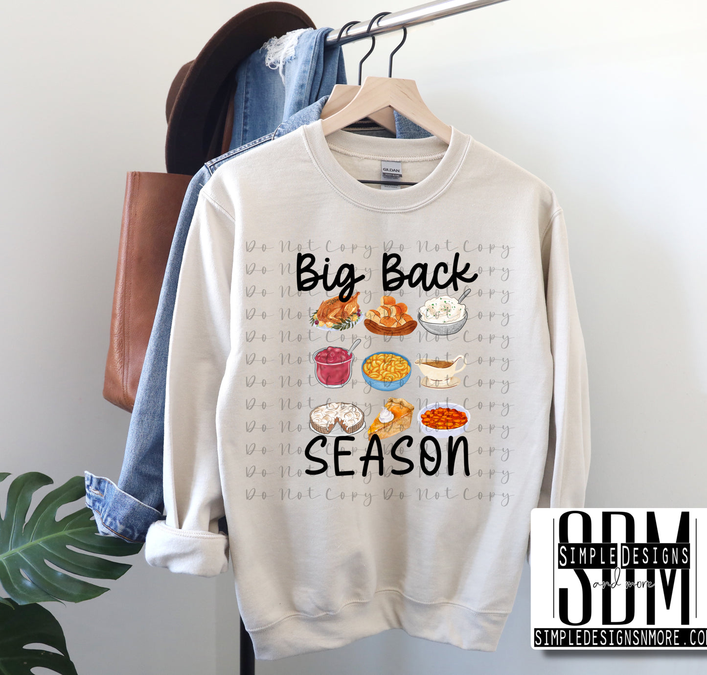 Big Back Season DTF Direct to Film Heat Transfer