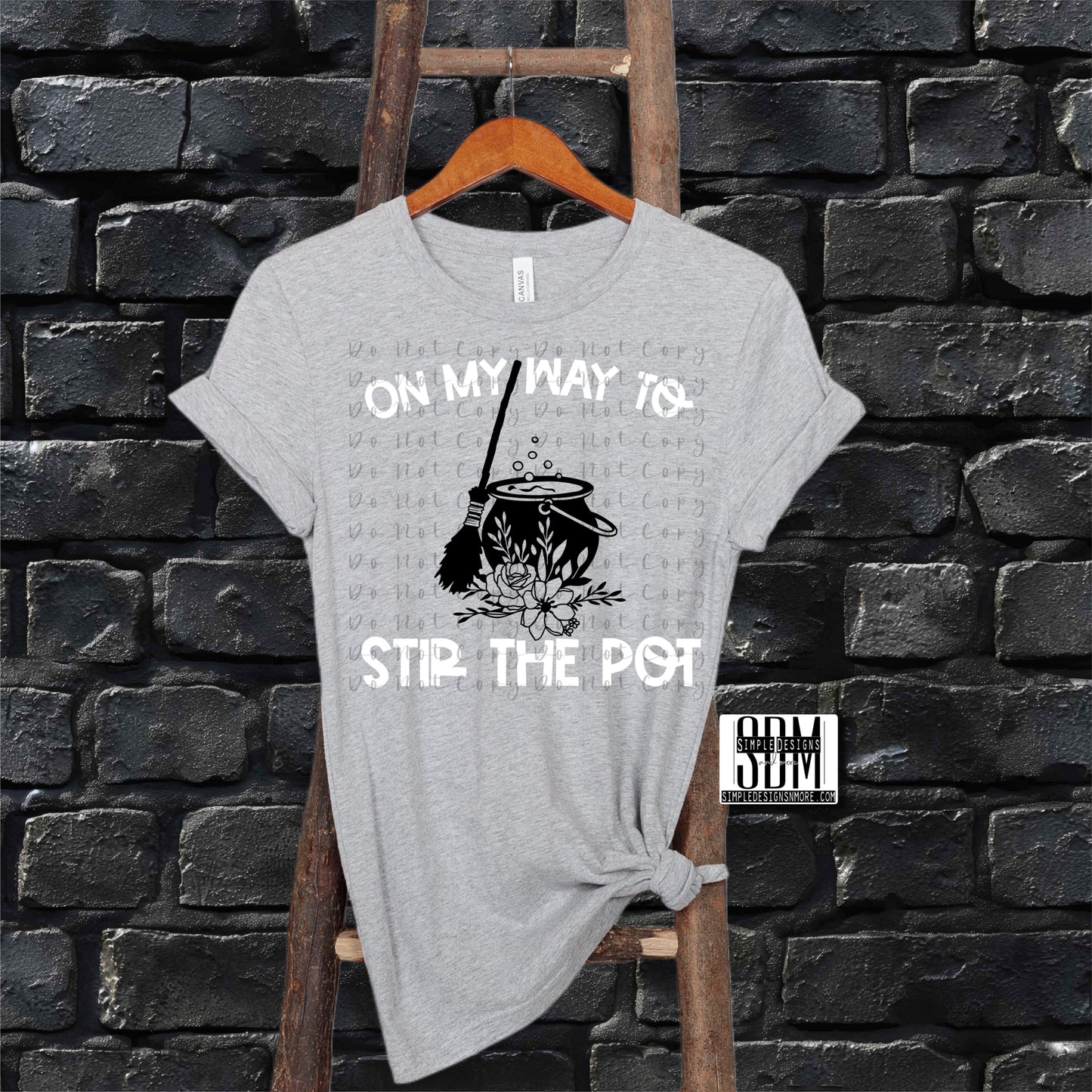 On My Way to Stir the Pot Heat Transfer Sublimation, DTF Direct to Film