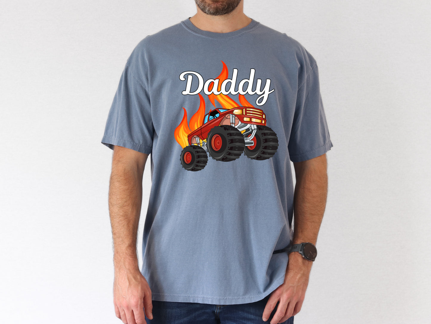 Daddy Monster Truck Heat Transfer Sublimation, Sublimation, DTF Direct to Film