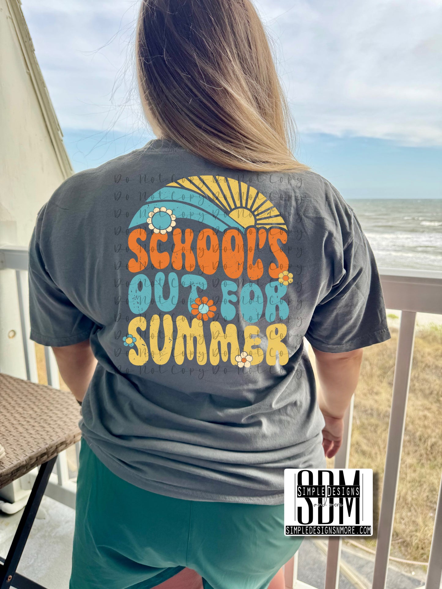 School’s Out for the Summer Last Day of School Summer Heat Transfers, Sublimation, DTF Direct to Film Heat Transfer