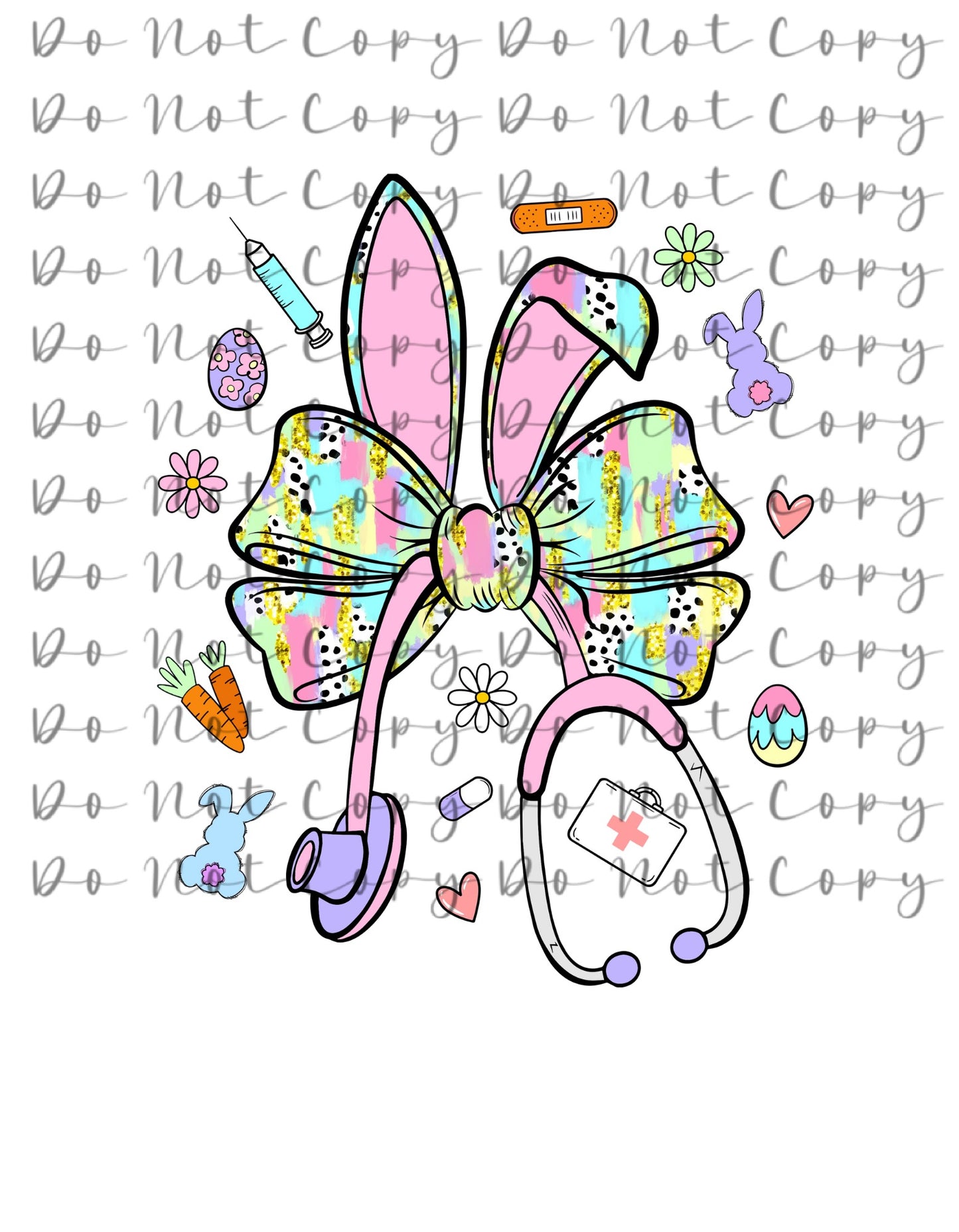 Donna Custom Bunny Heat Transfer Sublimation, Sublimation, DTF Direct to Film