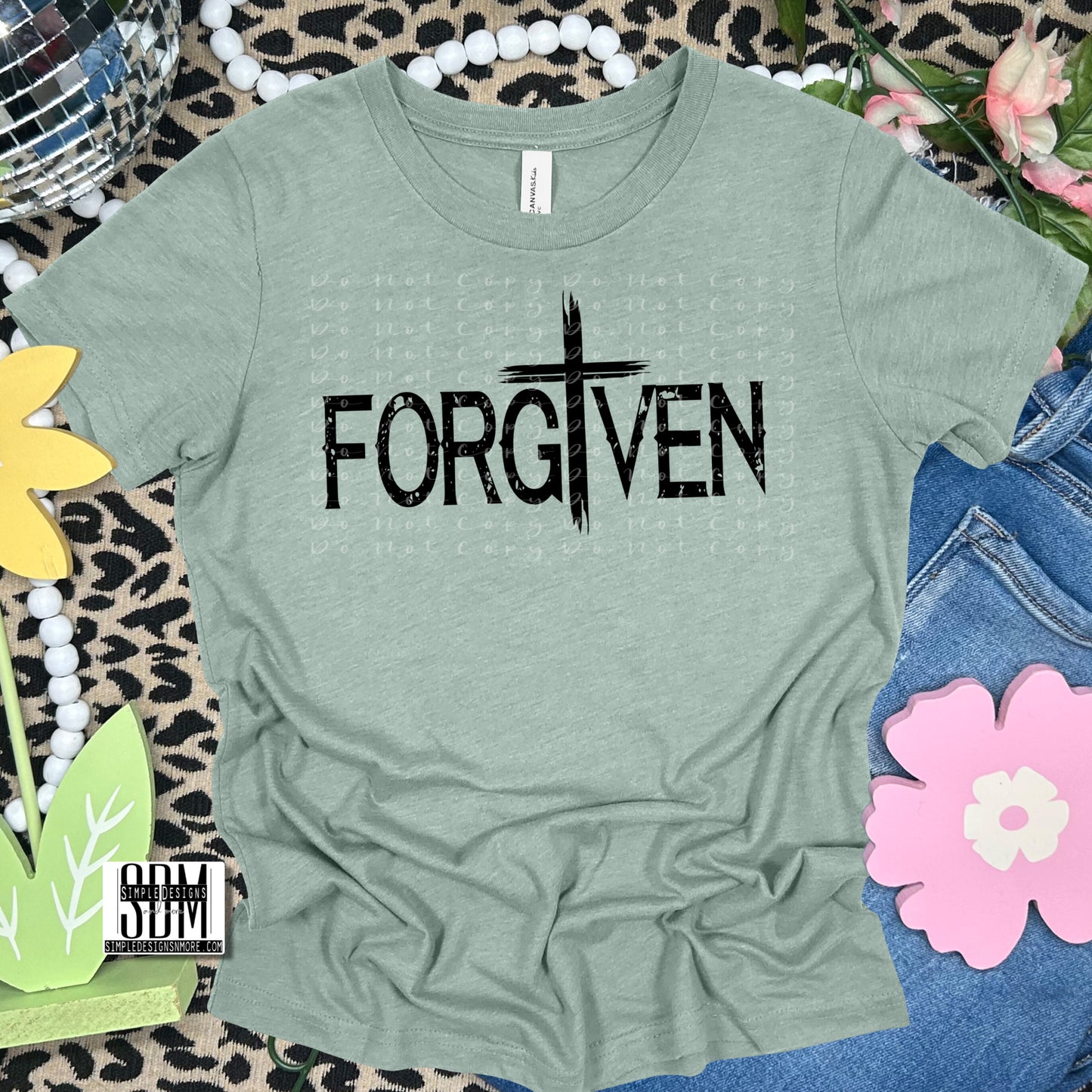 Forgiven (Black) DTF Direct to Film Heat Transfer