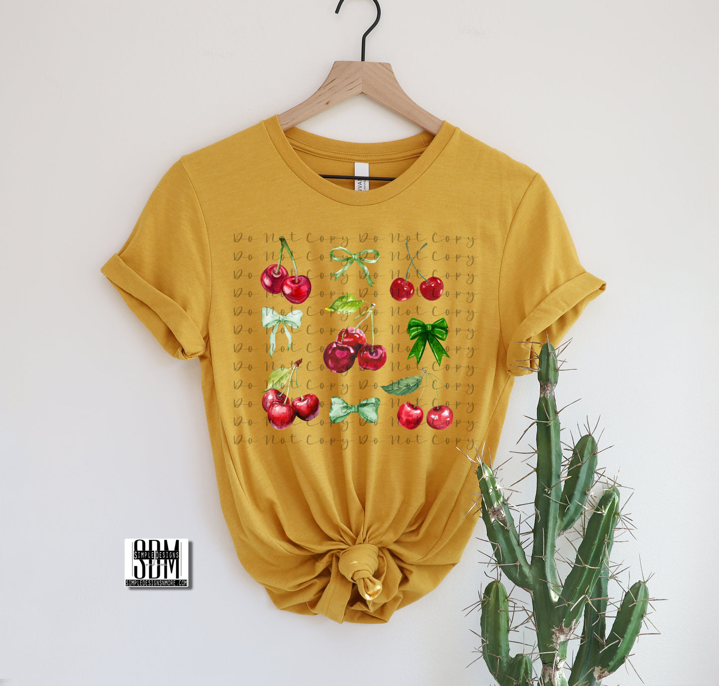 Cherries and Bows Fruit Collage Heat Transfers, Sublimation, DTF Direct to Film Heat Transfer
