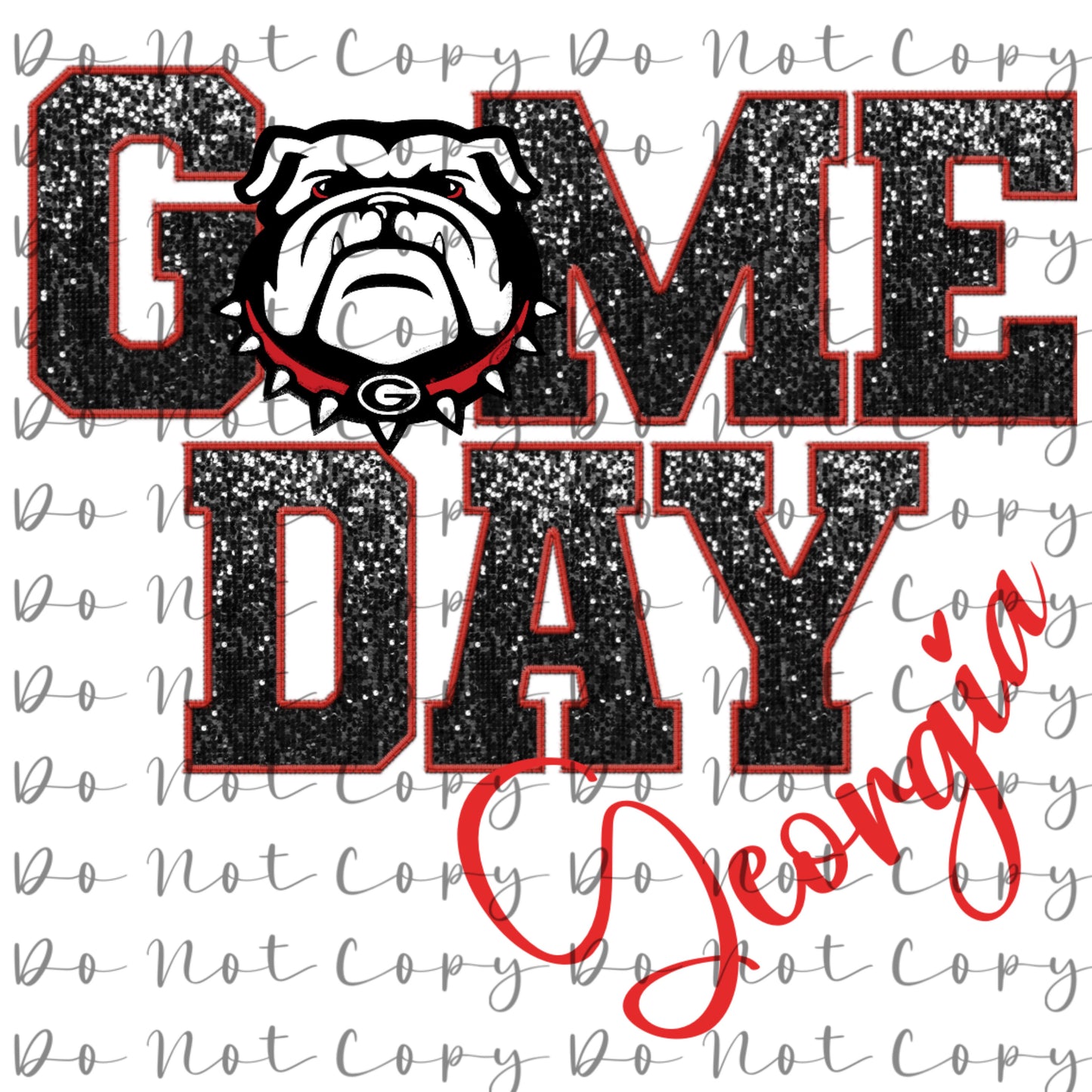 GA Football Game Day Heat Transfer Sublimation, Sublimation, DTF Direct to Film