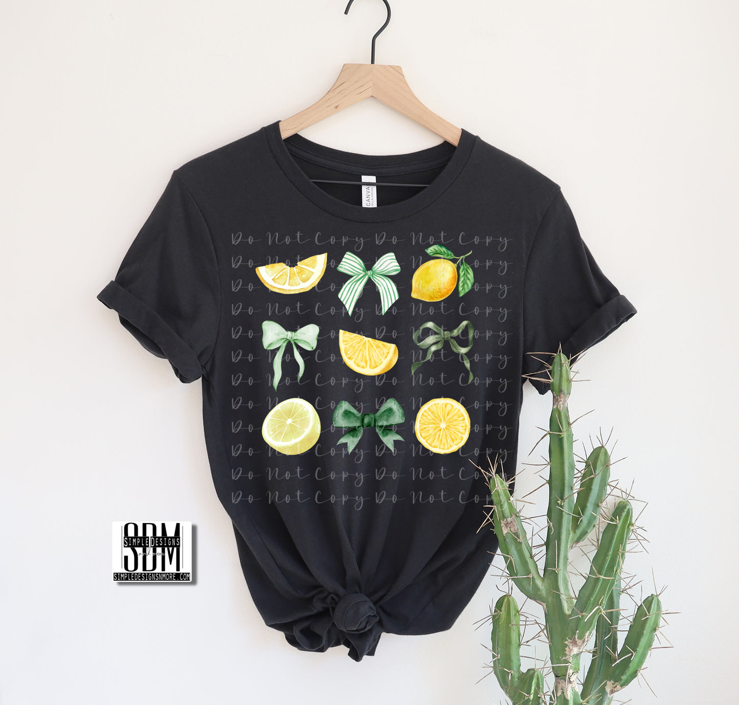Lemons and Bows Fruit Collage Heat Transfers, Sublimation, DTF Direct to Film Heat Transfer