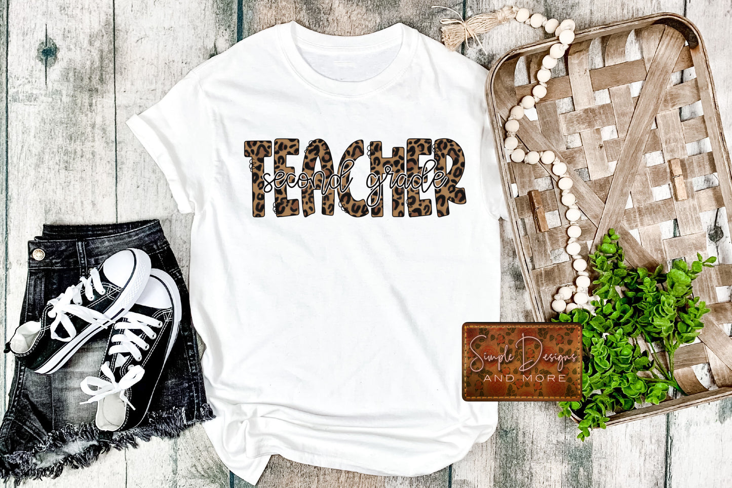 Leopard Teacher Custom Heat Transfer Sublimation, Sublimation, DTF Direct to Film