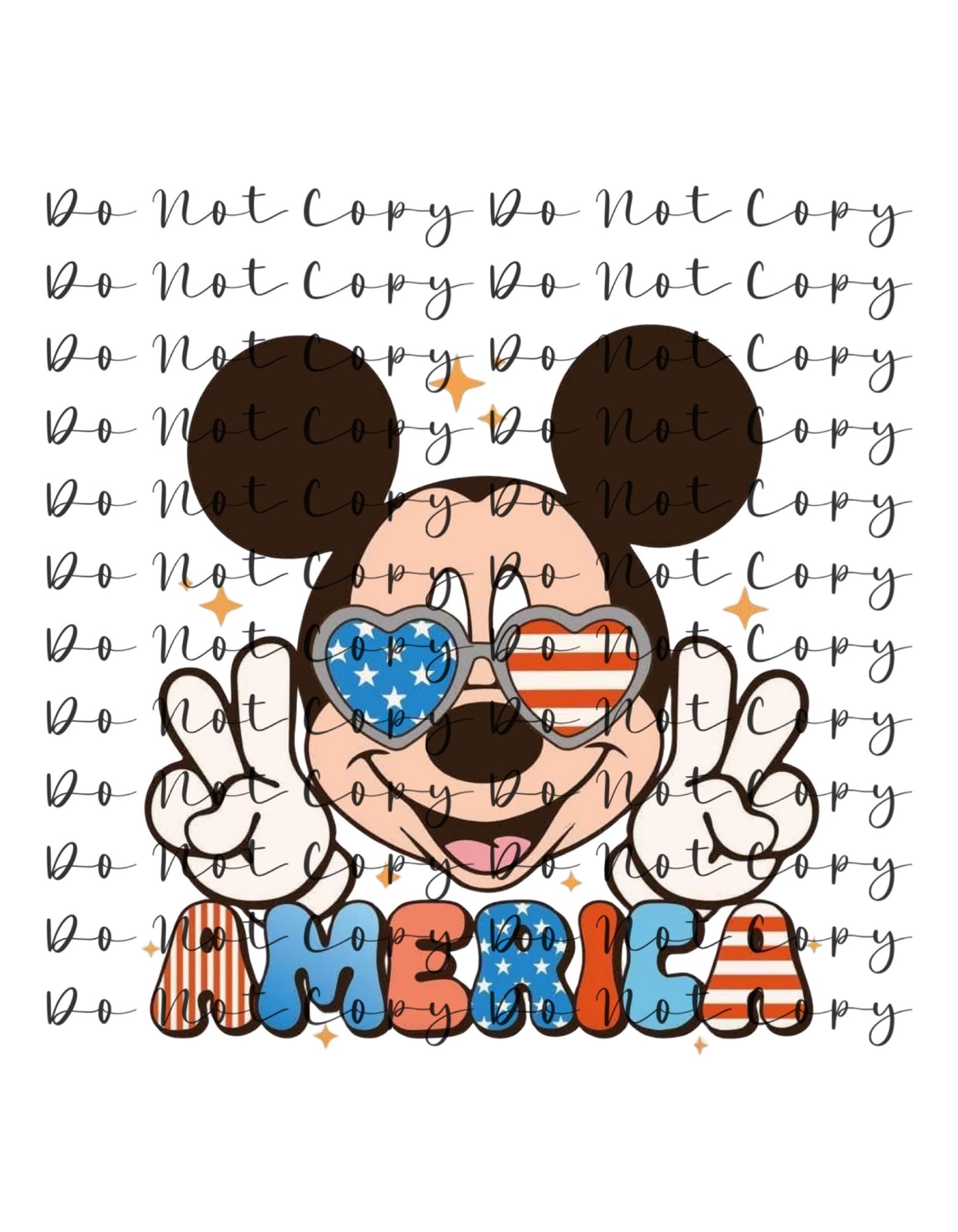 Donna Mick America Custom/Exclusive File Print Heat Transfer Sublimation, Sublimation, DTF Direct to Film