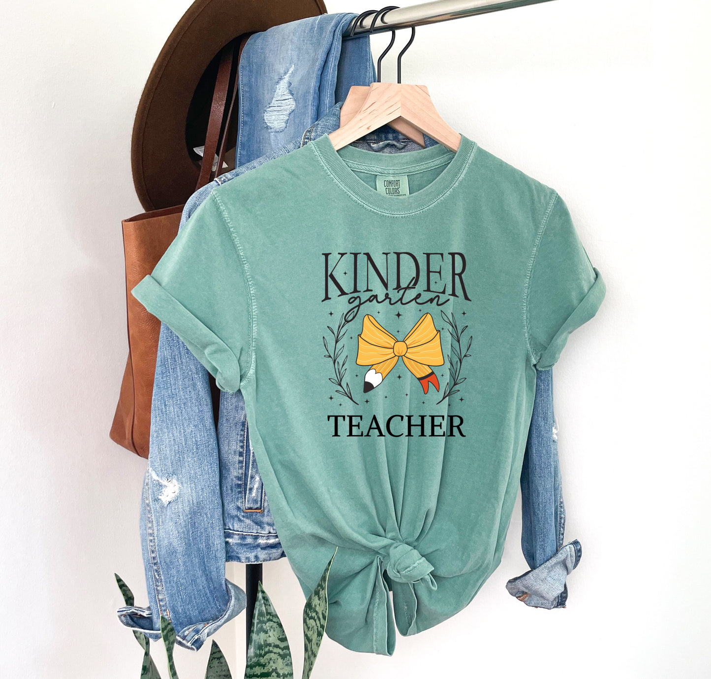 Kindergarten Teacher Custom Logo Heat Transfer DTF, Sublimation, DTF Direct to Film