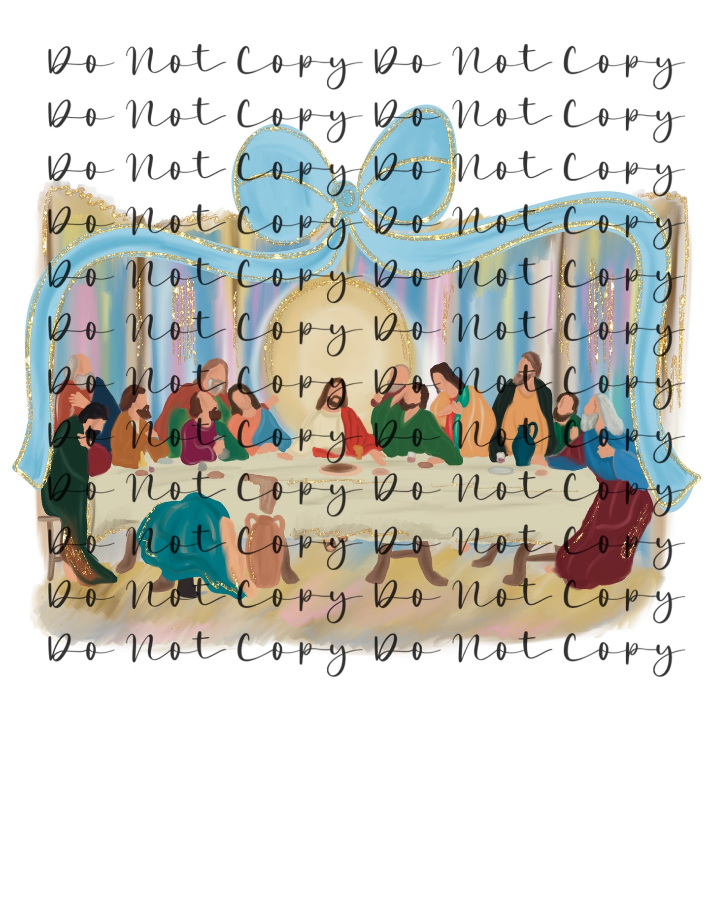 The Last Supper Custom DTF Heat Transfer,Sublimation, DTF Direct to Film