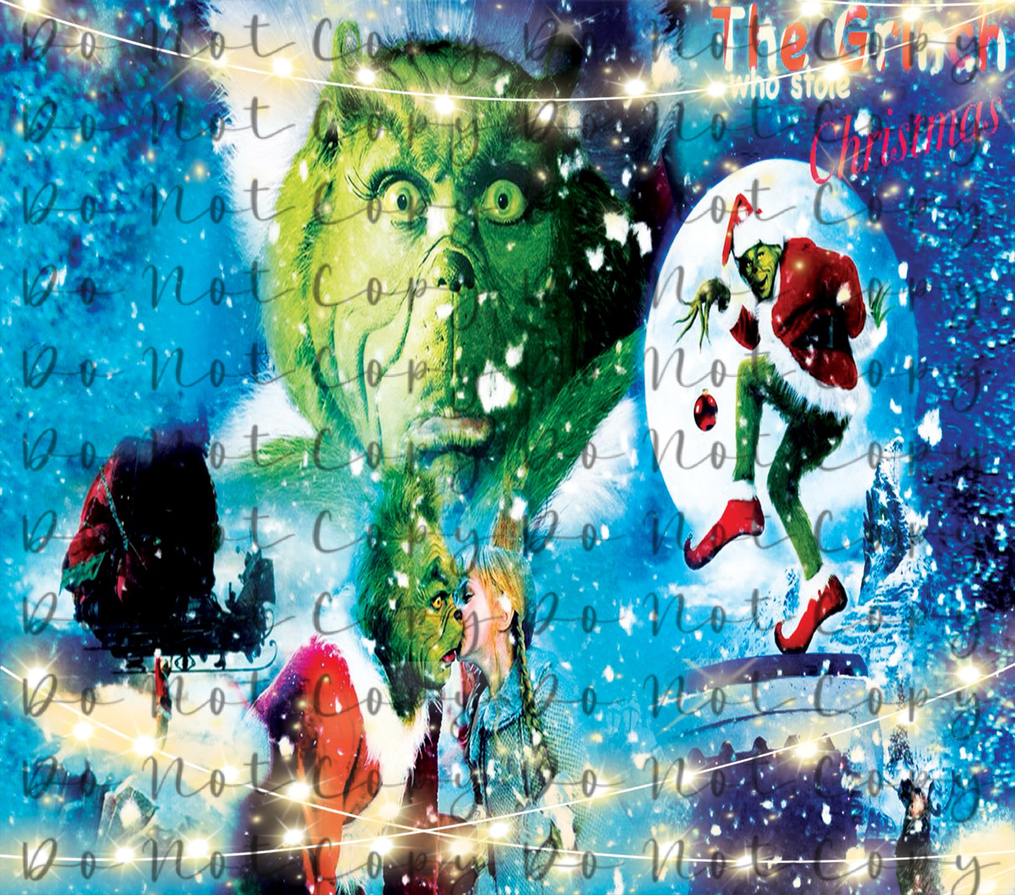 Green Guy 20oz Straight Tumbler Sublimation Print