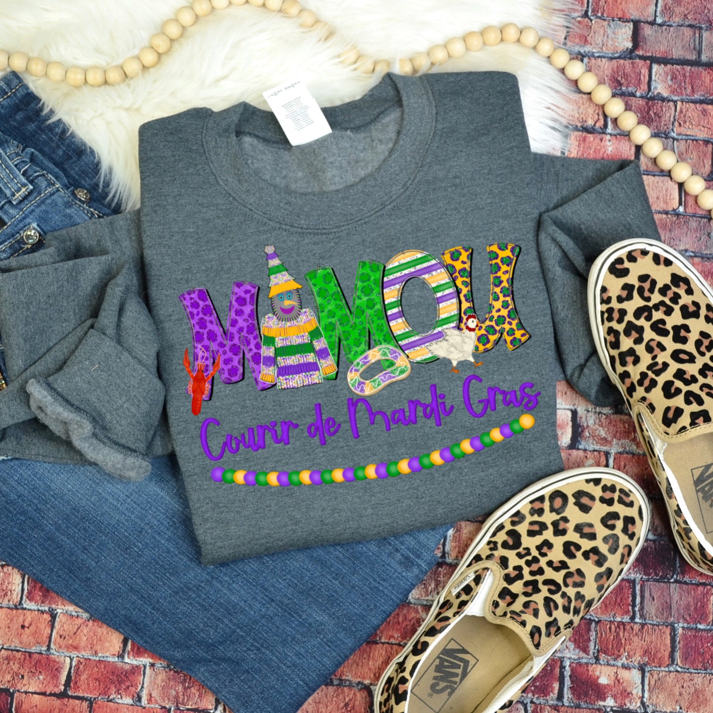 Rachel Mamou Mardi Gras Custom/Exclusive File Print Heat Transfer Sublimation, Sublimation, DTF Direct to Film